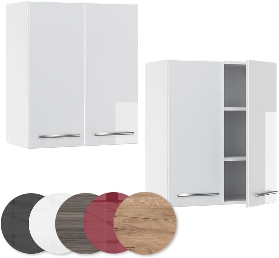 Vicco Hängeschrank Fame-Line, Weiß Hochglanz, 60 cm