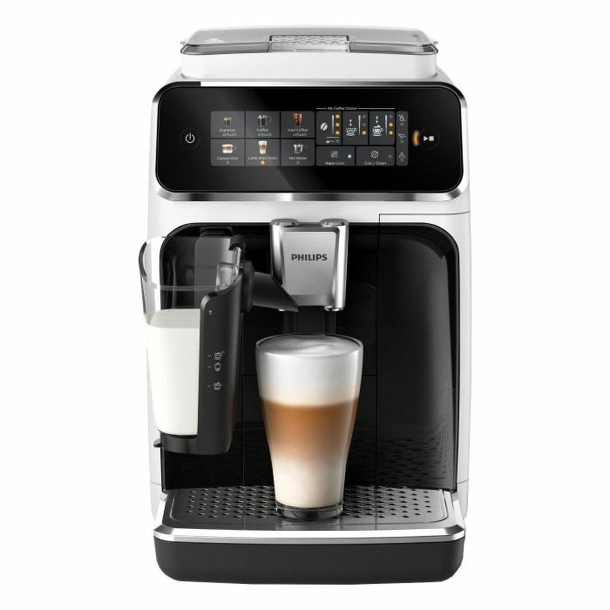 PHILIPS Kaffeevollautomat LatteGo 3300 Serie, Chrom, 6 Spezialitäten