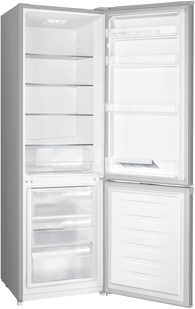 Gorenje RK 4182 PS4 Kühl-Gefrier-Kombination/ Höhe 180 cm/ Kühlen 198 L/ Gefrieren 66 L/ Gemüsefach/ 39dB/ LED Beleuchtung/ HxBxT: 180 x 55 x 55,7 cm / Grau