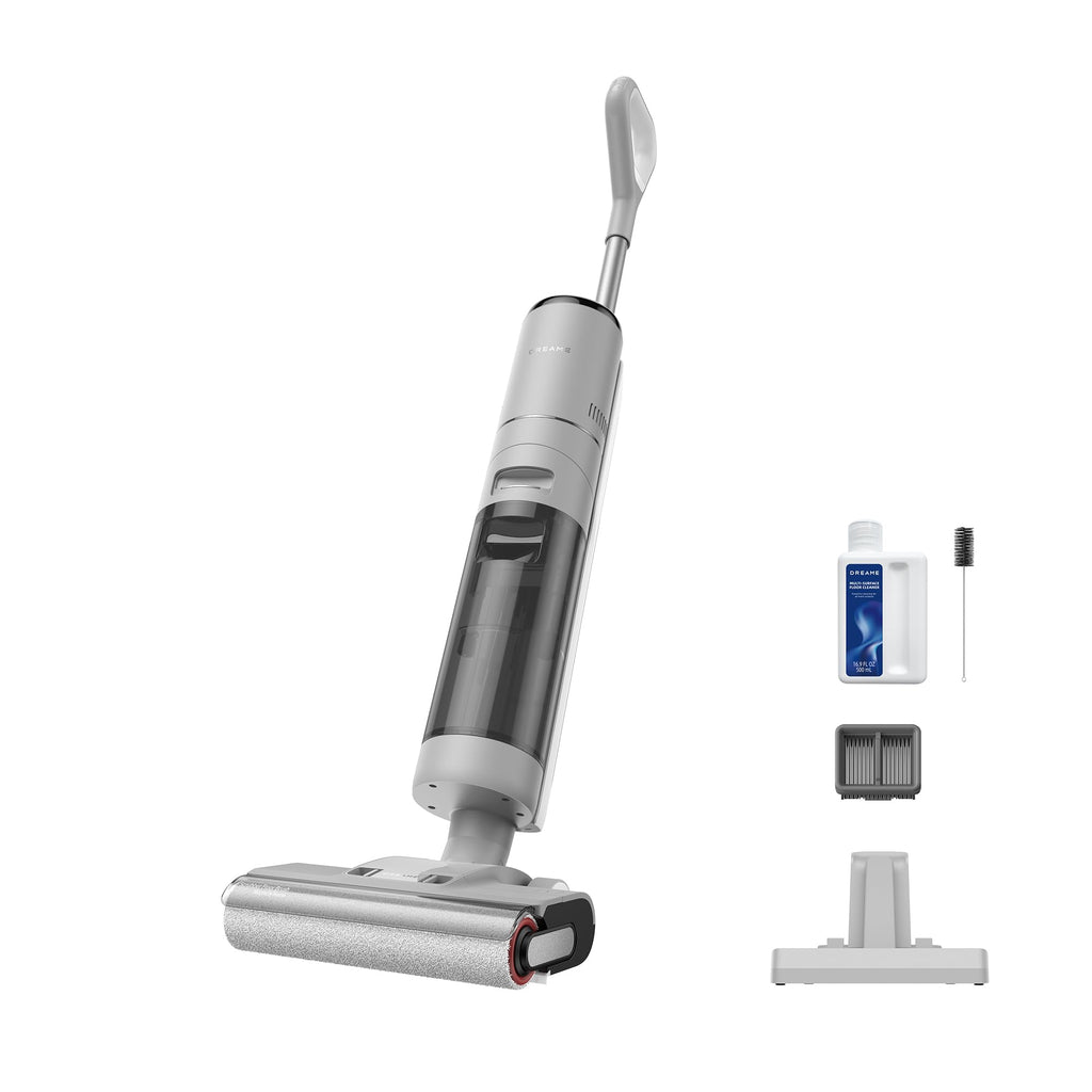 dreame H12 Pro FlexReach Nass- und Trockensauger, Flaches 180°-Design, Trocknung in 5 Minuten, 18.000 Pa Saugkraft, 90 °C Heißwäsche, Doppel-Kantenreinigung, Reinigung in 50 Minuten