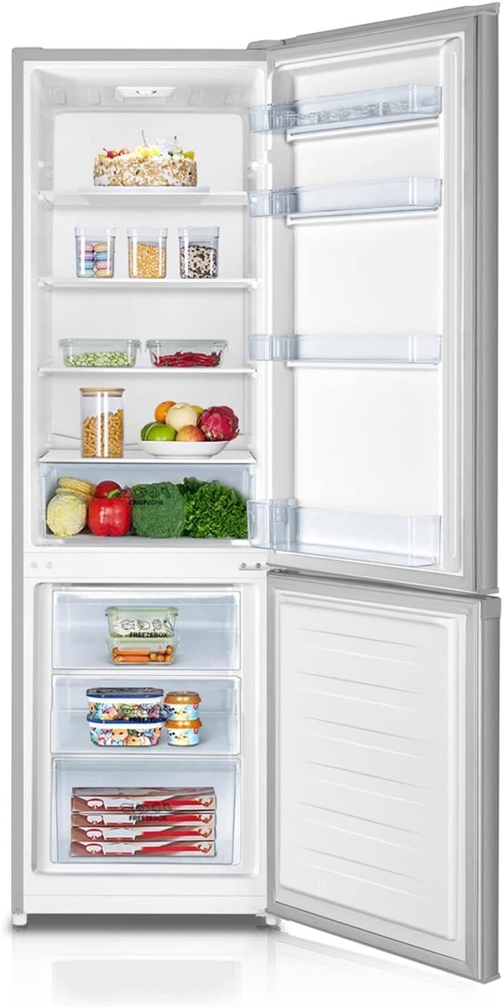Gorenje RK 4182 PS4 Kühl-Gefrier-Kombination/ Höhe 180 cm/ Kühlen 198 L/ Gefrieren 66 L/ Gemüsefach/ 39dB/ LED Beleuchtung/ HxBxT: 180 x 55 x 55,7 cm / Grau