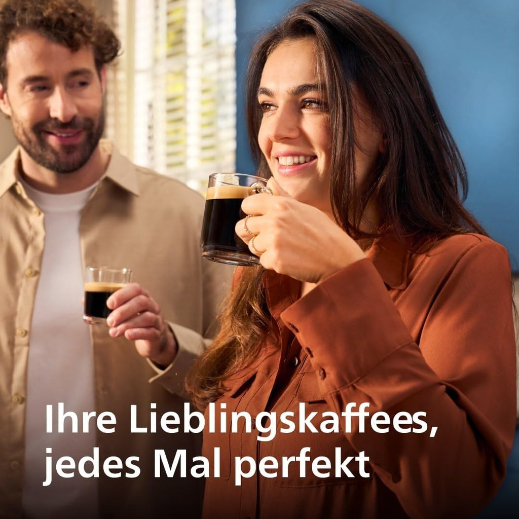 PHILIPS Kaffeevollautomat Panarello 2200 Serie, Schwarz, 2 Spezialitäten