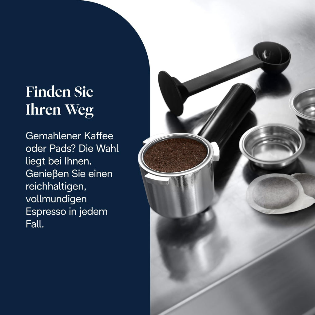 De'Longhi Dedica Style - Espressomaschine mit Manuellem Milchaufschäumer