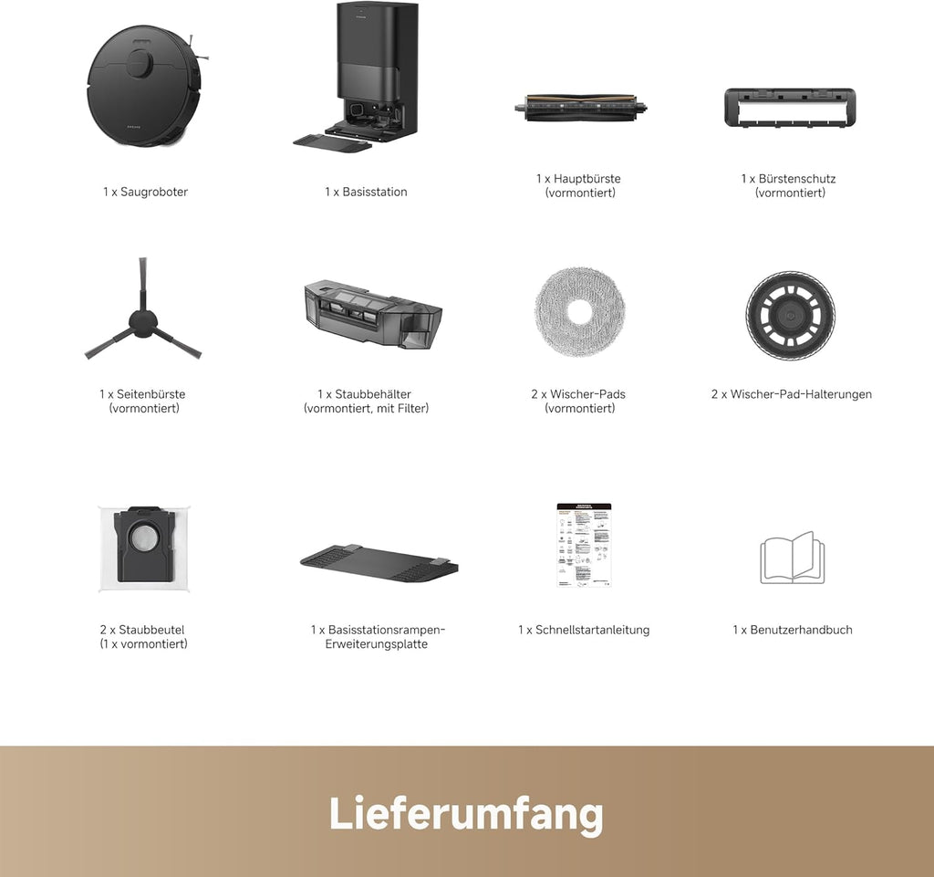 dreame L40 Ultra A Saugroboter mit Wischfunktion mit 24.000 Pa Saugkraft