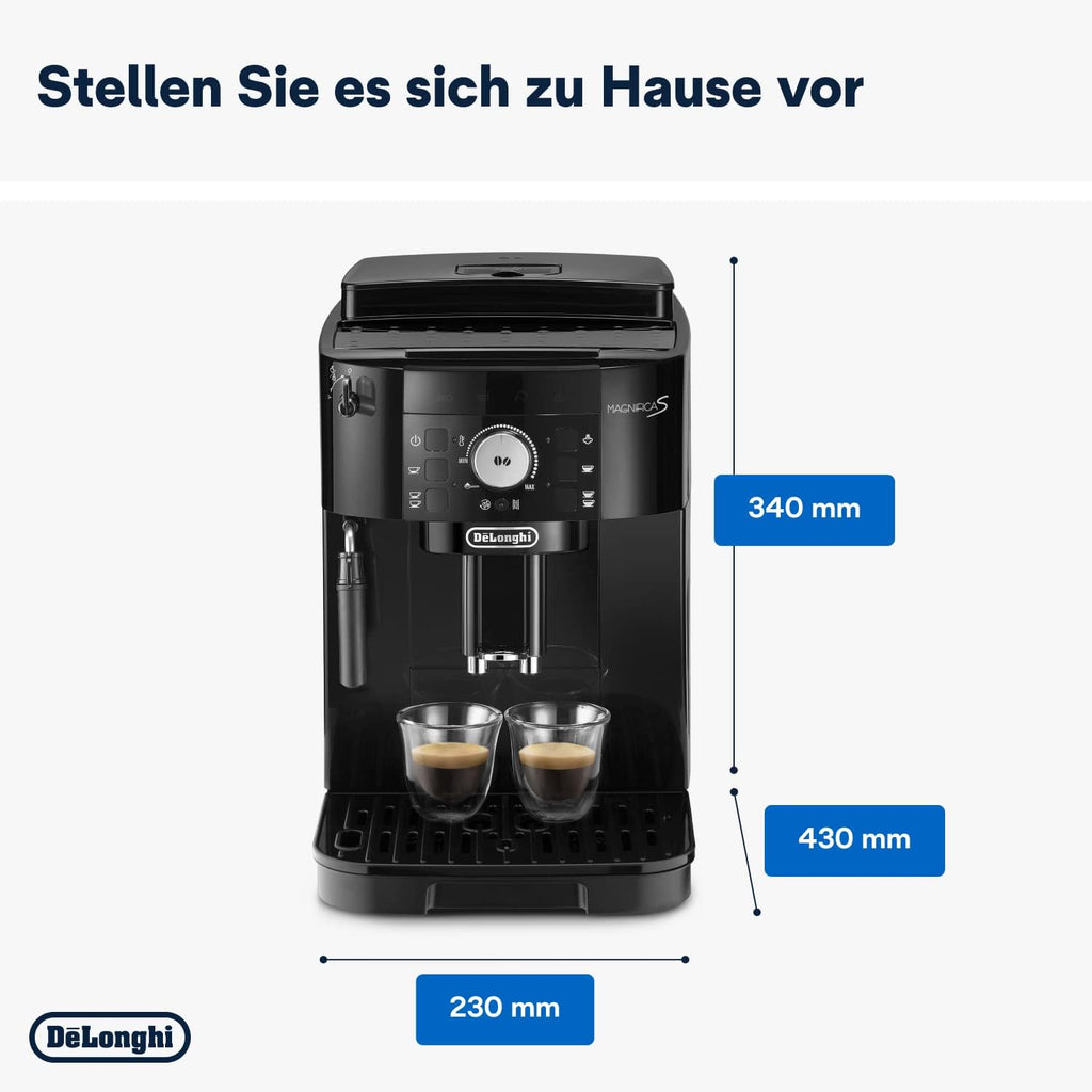 De'Longhi Magnifica S - Kaffeevollautomat 2 Getränke Schwarz