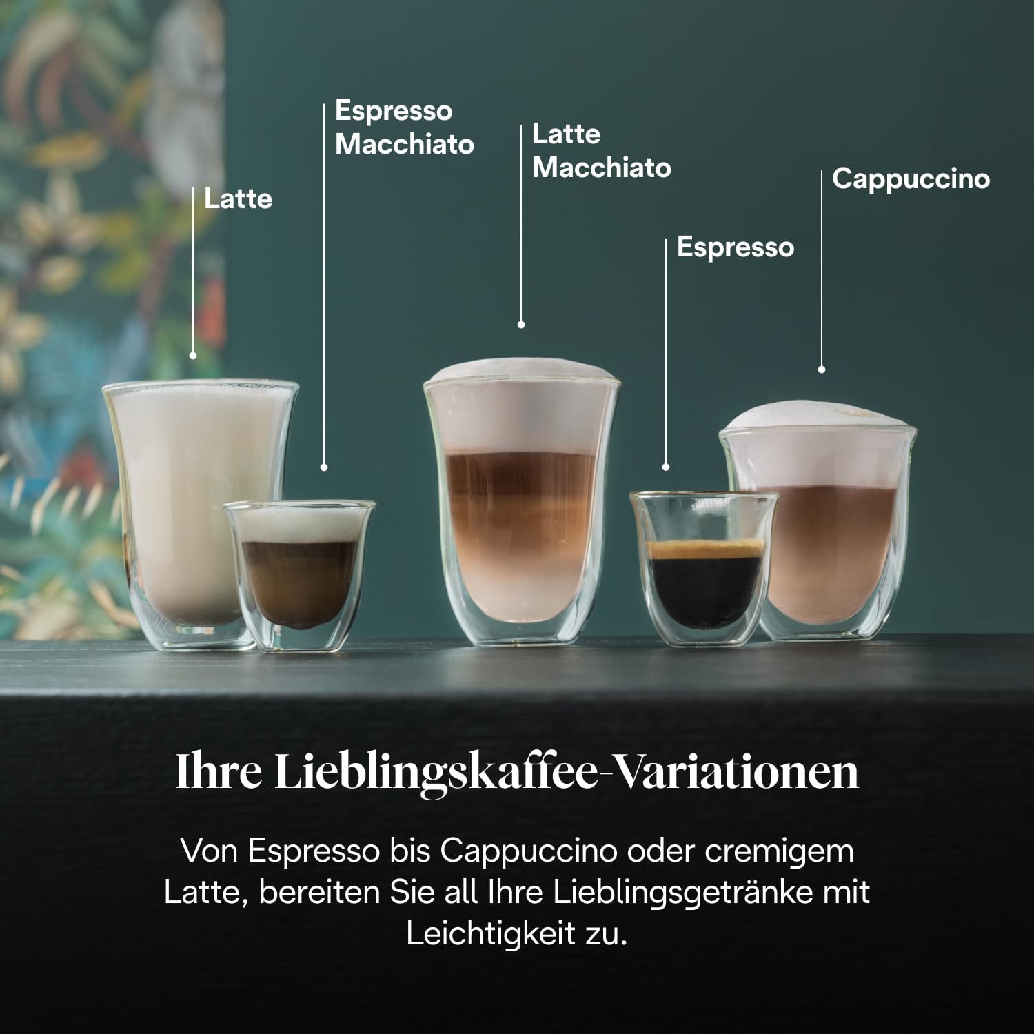 De'Longhi Dedica Style - Espressomaschine mit Manuellem Milchaufschäumer