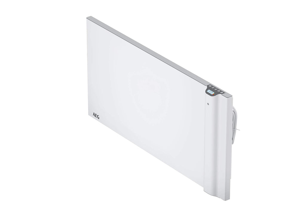 AEG Wandkonvektor WKL 1505 für ca. 15 m², 1500 W, 5-30 °C, wandhängend, LC-Display, Wochentimer, Metall, Ökodesign 2018, 236534