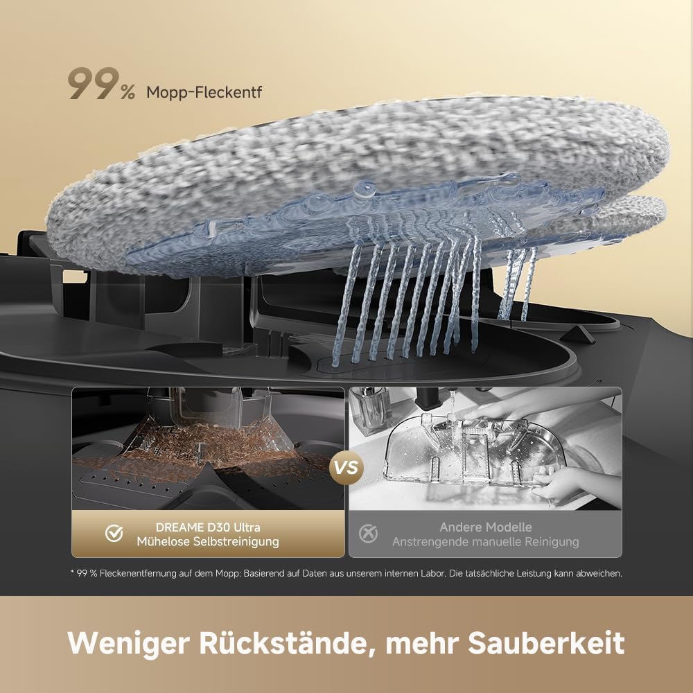 dreame L40 Ultra A Saugroboter mit Wischfunktion mit 24.000 Pa Saugkraft