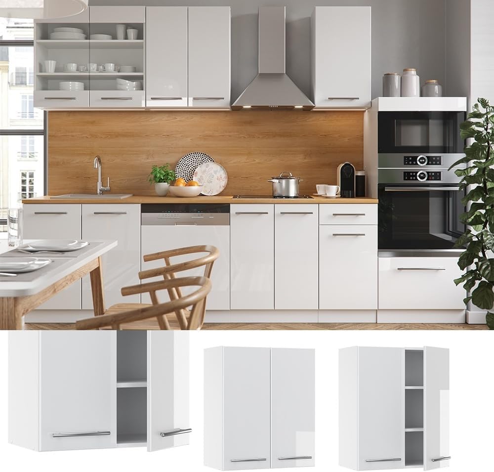 Vicco Hängeschrank Fame-Line, Weiß Hochglanz, 60 cm