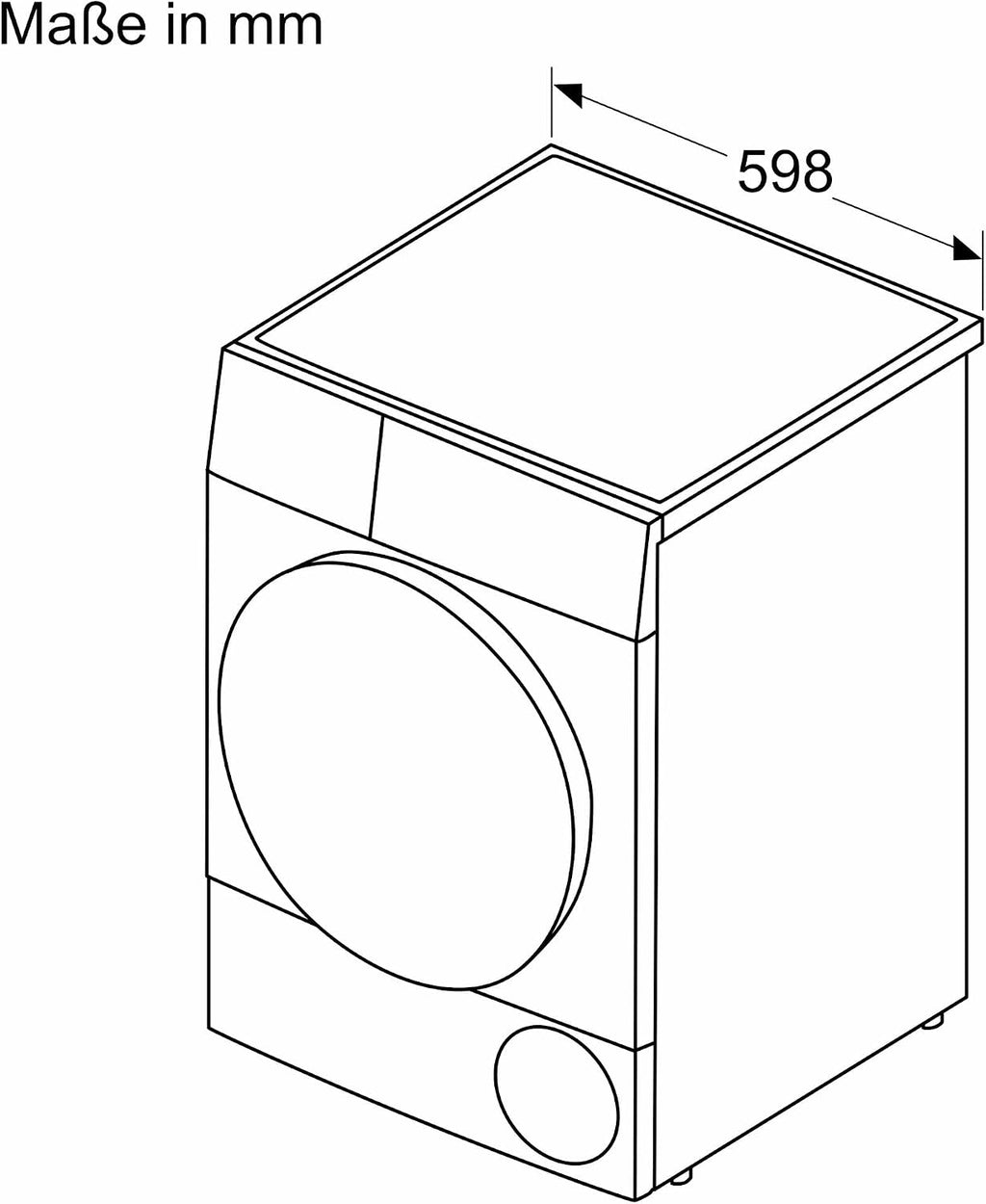 Bosch WQG235D00, Stiftung Warentest GUT (2,2)*, Serie 6, Wärmepumpentrockner 8 kg, Schneller getrocknete Wäsche, Auto Dry, Option Halbe Beladung, Sensitive Drying-System, Selbstreinigender Kondensator