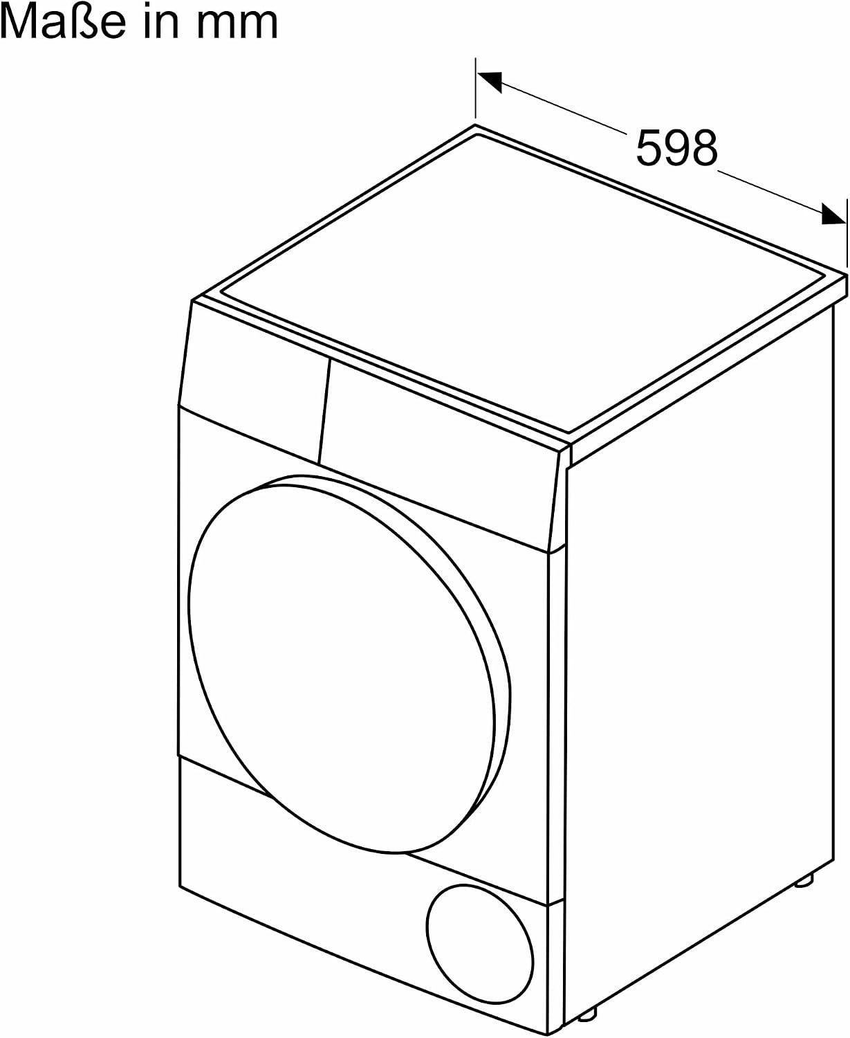 Bosch WQG235D00, Stiftung Warentest GUT (2,2)*, Serie 6, Wärmepumpentrockner 8 kg, Schneller getrocknete Wäsche, Auto Dry, Option Halbe Beladung, Sensitive Drying-System, Selbstreinigender Kondensator