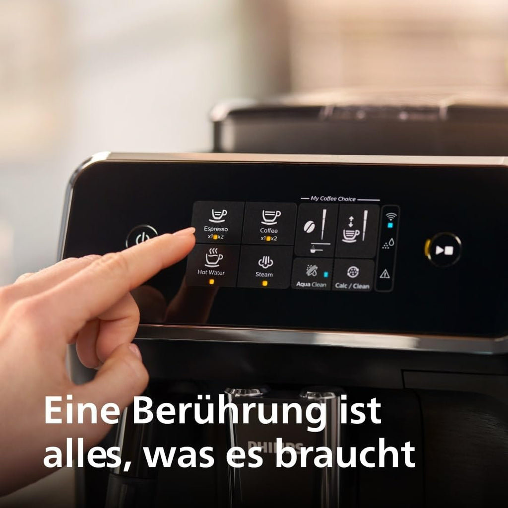 PHILIPS Kaffeevollautomat Panarello 2200 Serie, Schwarz, 2 Spezialitäten