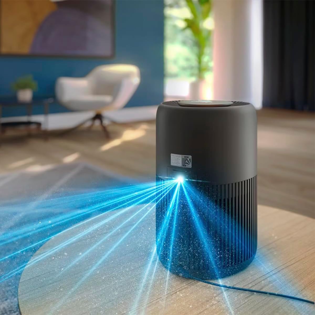 Philips Luftreiniger 900 Serie mit App, Schwarz, für Räume bis 65 m²