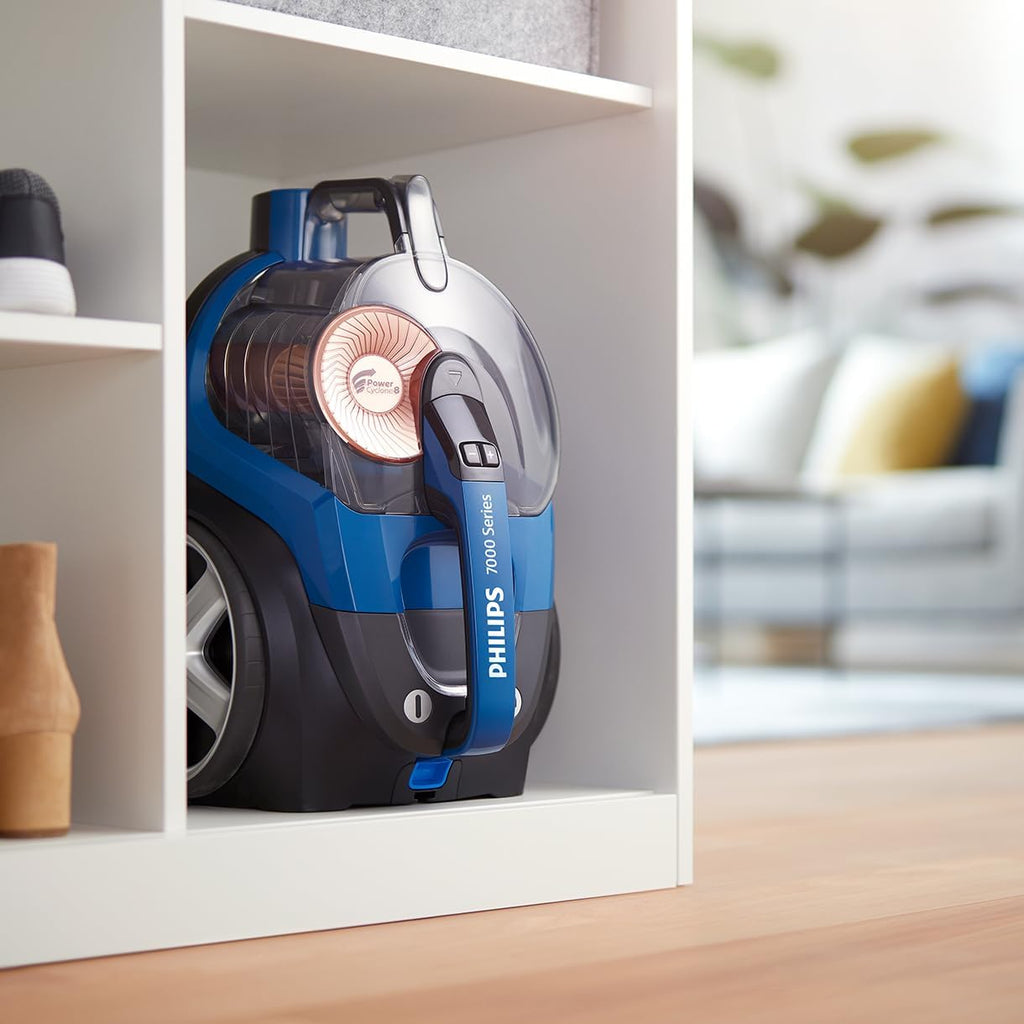 PHILIPS Beutelloser Staubsauger 7000 Serie, Blau, 900 W