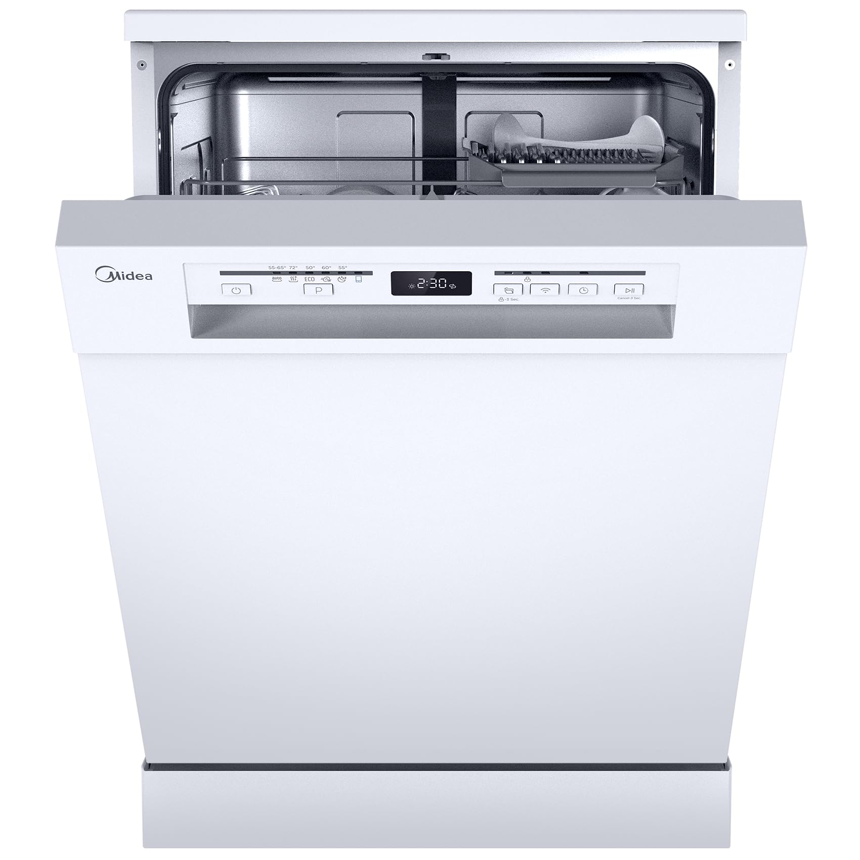 Midea Geschirrspüler Unterbau 60cm Spülmaschine Einbau 14 Maßgedecke EEK C