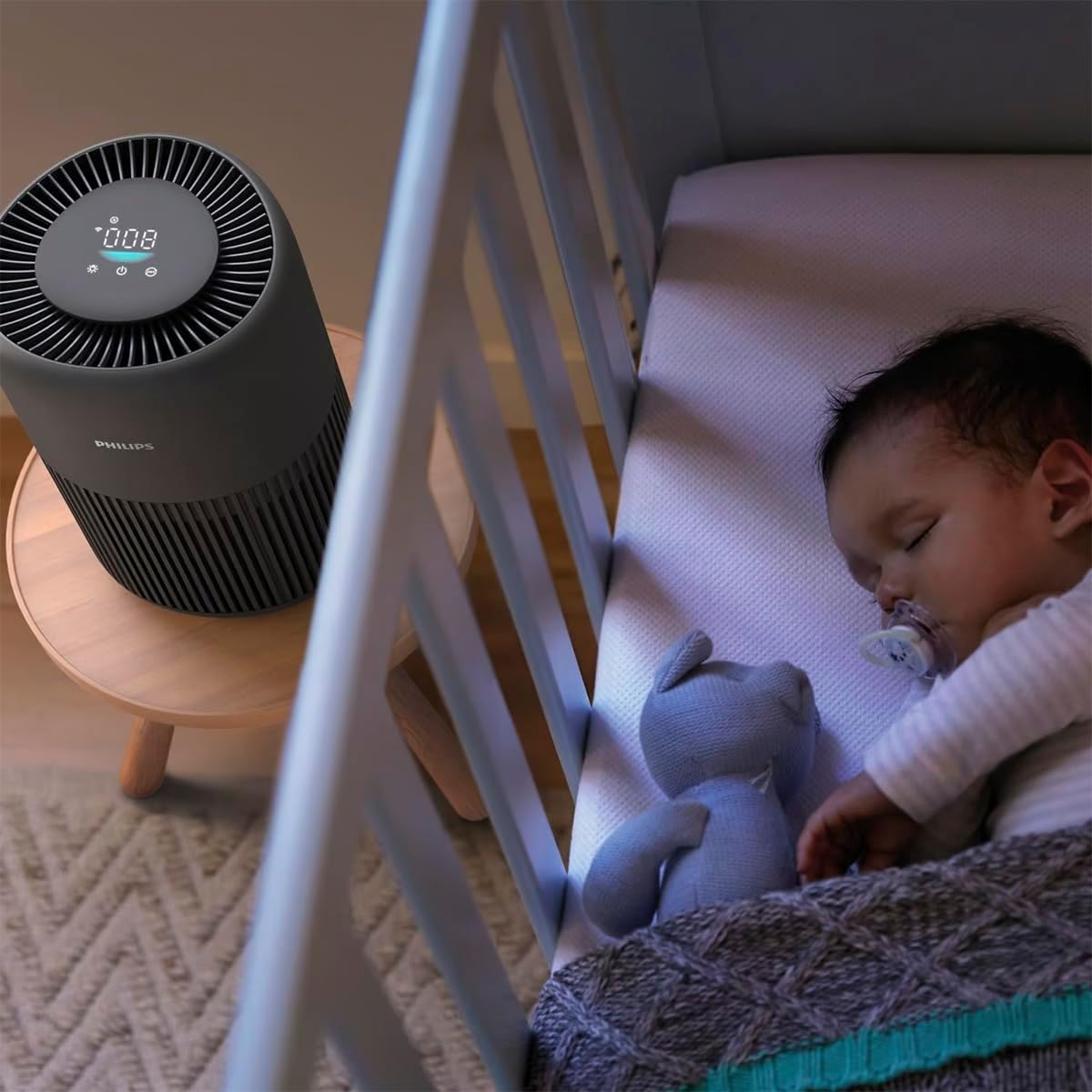 Philips Luftreiniger 900 Serie mit App, Schwarz, für Räume bis 65 m²