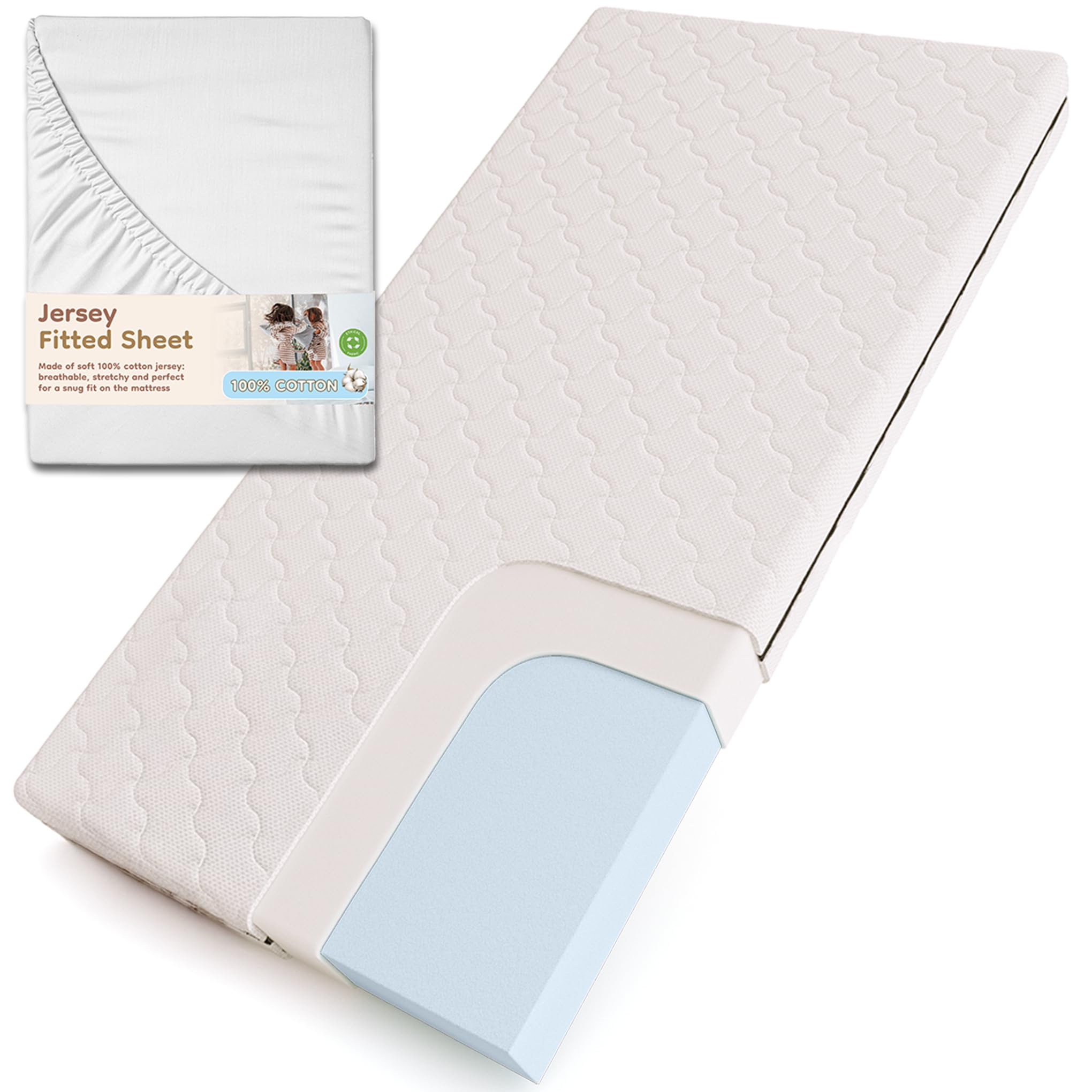 smartwood Matratze 90x200 12 cm, H2, Schaumstoff, SmartComfort