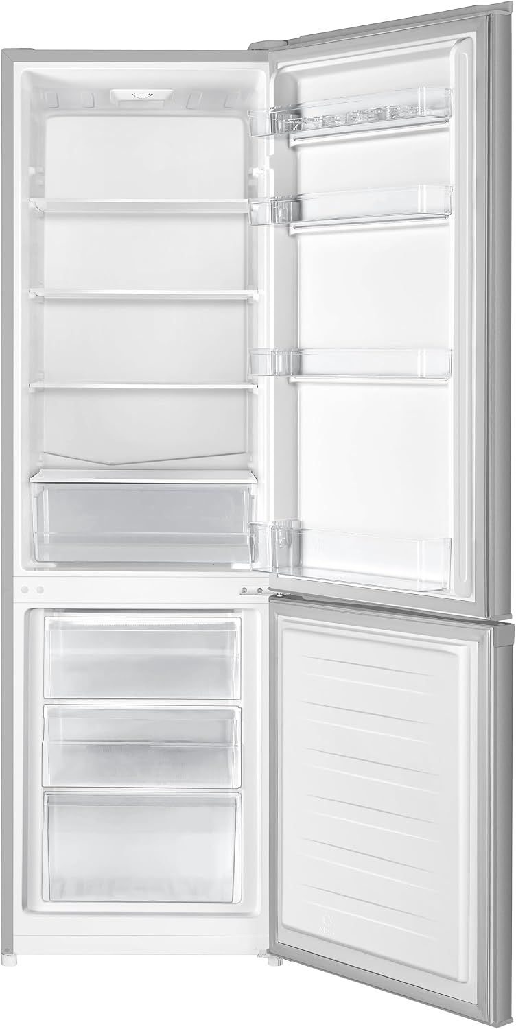 Gorenje RK 4182 PS4 Kühl-Gefrier-Kombination/ Höhe 180 cm/ Kühlen 198 L/ Gefrieren 66 L/ Gemüsefach/ 39dB/ LED Beleuchtung/ HxBxT: 180 x 55 x 55,7 cm / Grau