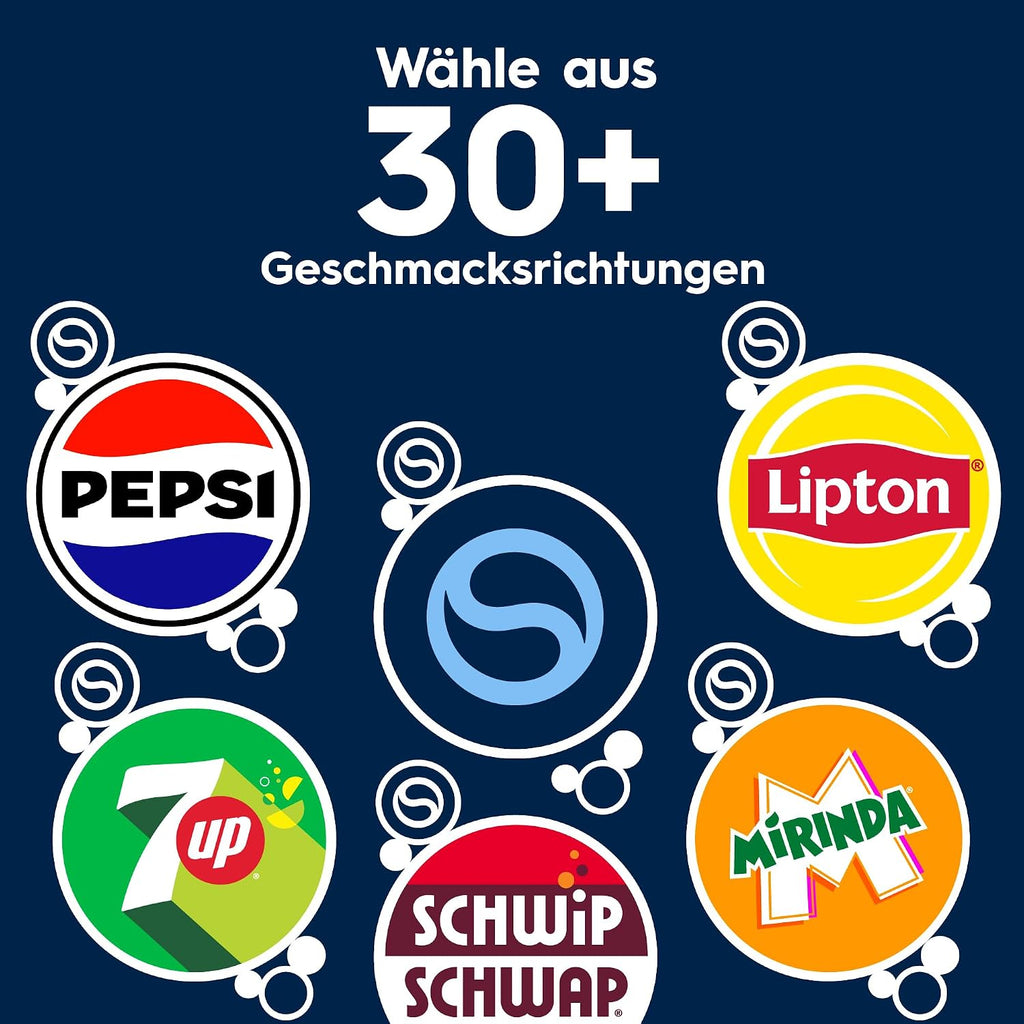 SodaStream DUO Wassersprudler - 4x 1L Sprudlerflaschen & CO2-Zylinder