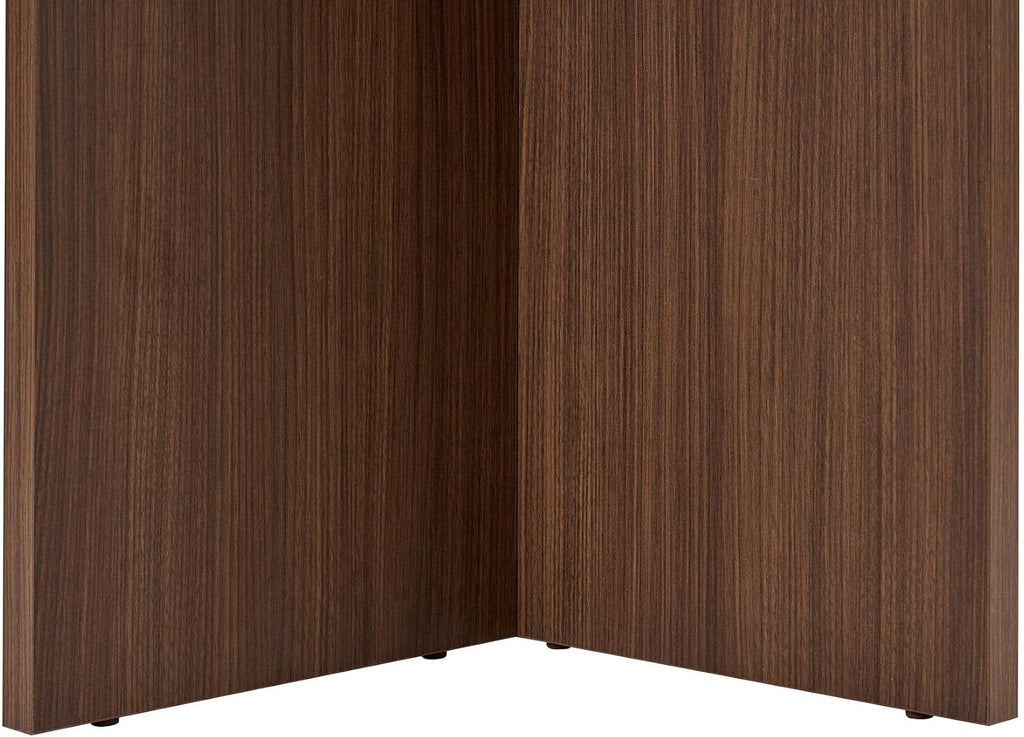 Moderner Esstisch, 180 x 90 x 75 cm, Travertine & Walnuss-Farben | 100% melaminbeschichtete Spanplatte, 25 mm Stärke | stilvolles & langlebiges Design, perfekt für zeitgemäße Essbereiche