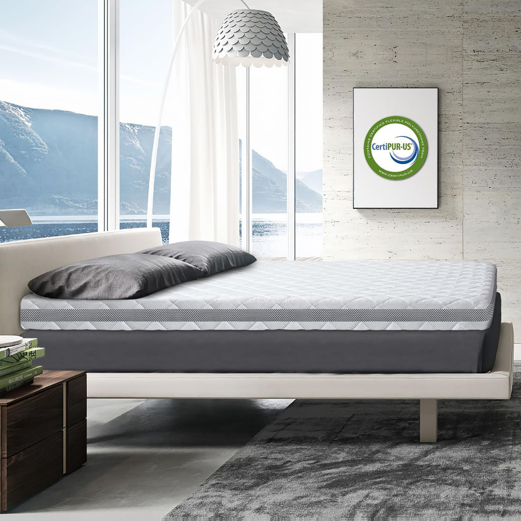 BedStory Gel Topper 180x200cm H3/H4 aus 10cm Höhe Kaltschaumkern