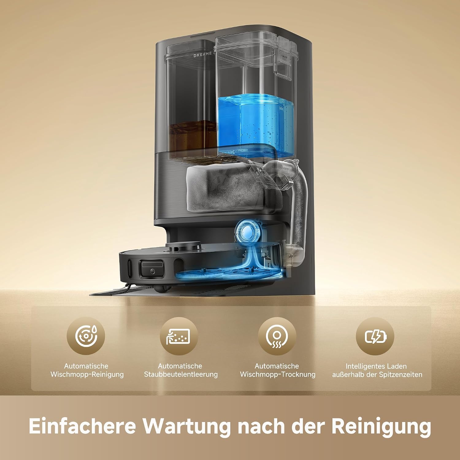 dreame L40 Ultra A Saugroboter mit Wischfunktion mit 24.000 Pa Saugkraft
