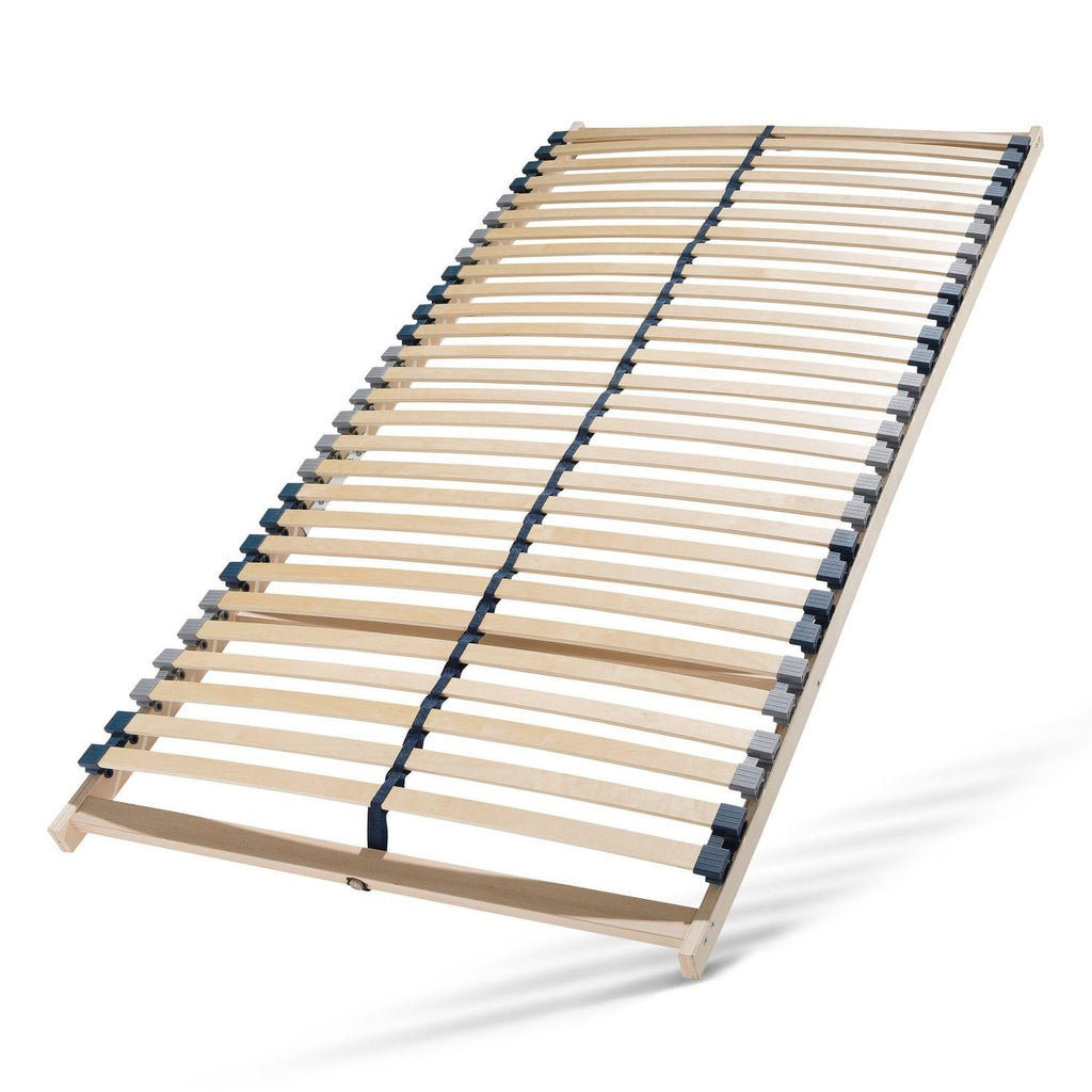 Lattenrost 140x200 Premium Strong bis 200Kg, Kopfteil verstellbar, 7-Zonen-Lattenrost mit 42 Latten, Made in Germany, extra stabil aus Buchenholz