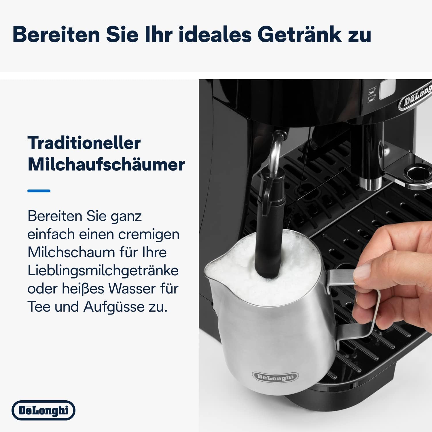 De'Longhi Magnifica S - Kaffeevollautomat 2 Getränke Schwarz