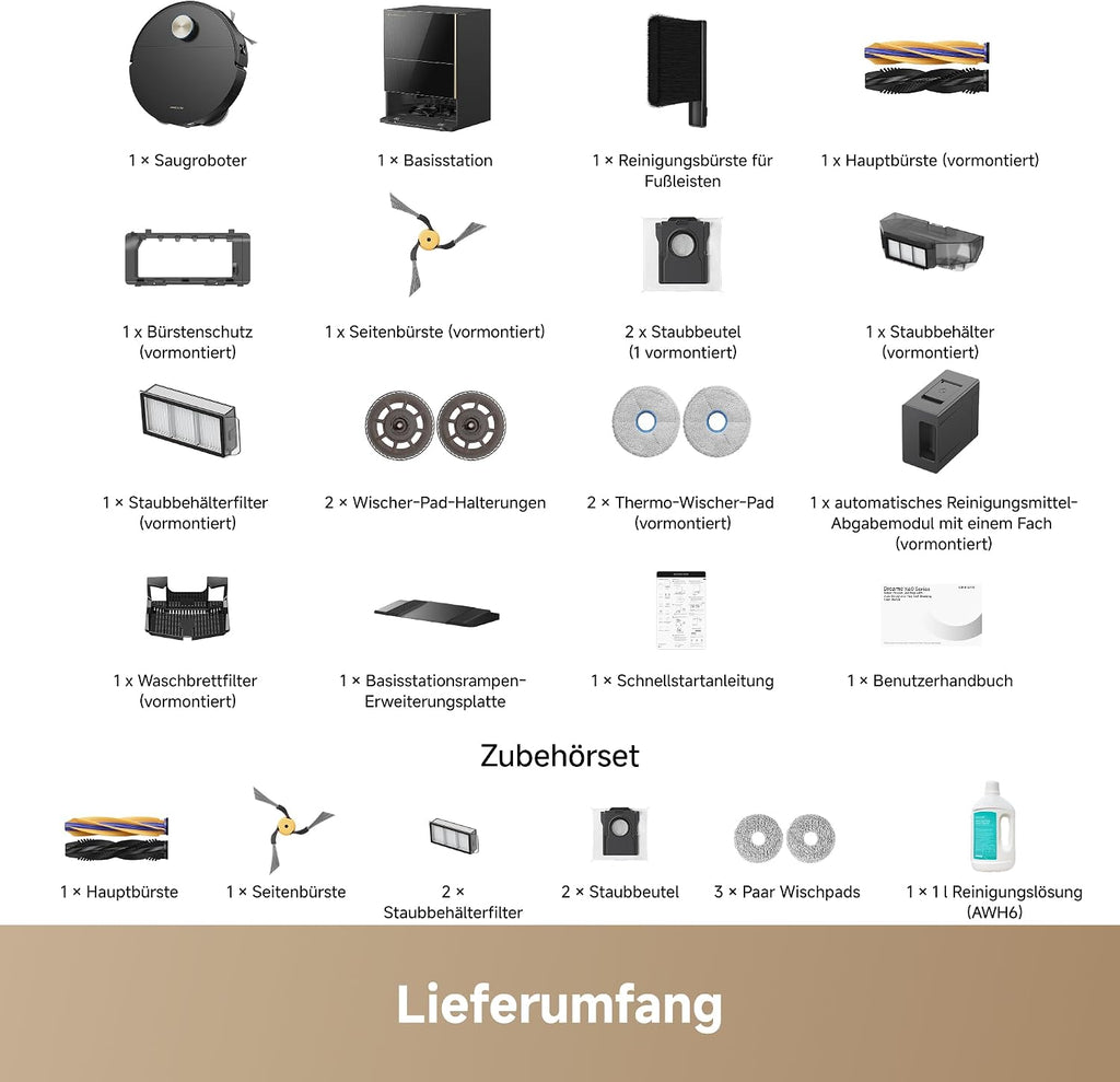 dreame X60 Pro Ultra Complete Saugroboter mit UltraExtend-Armen,42.000Pa