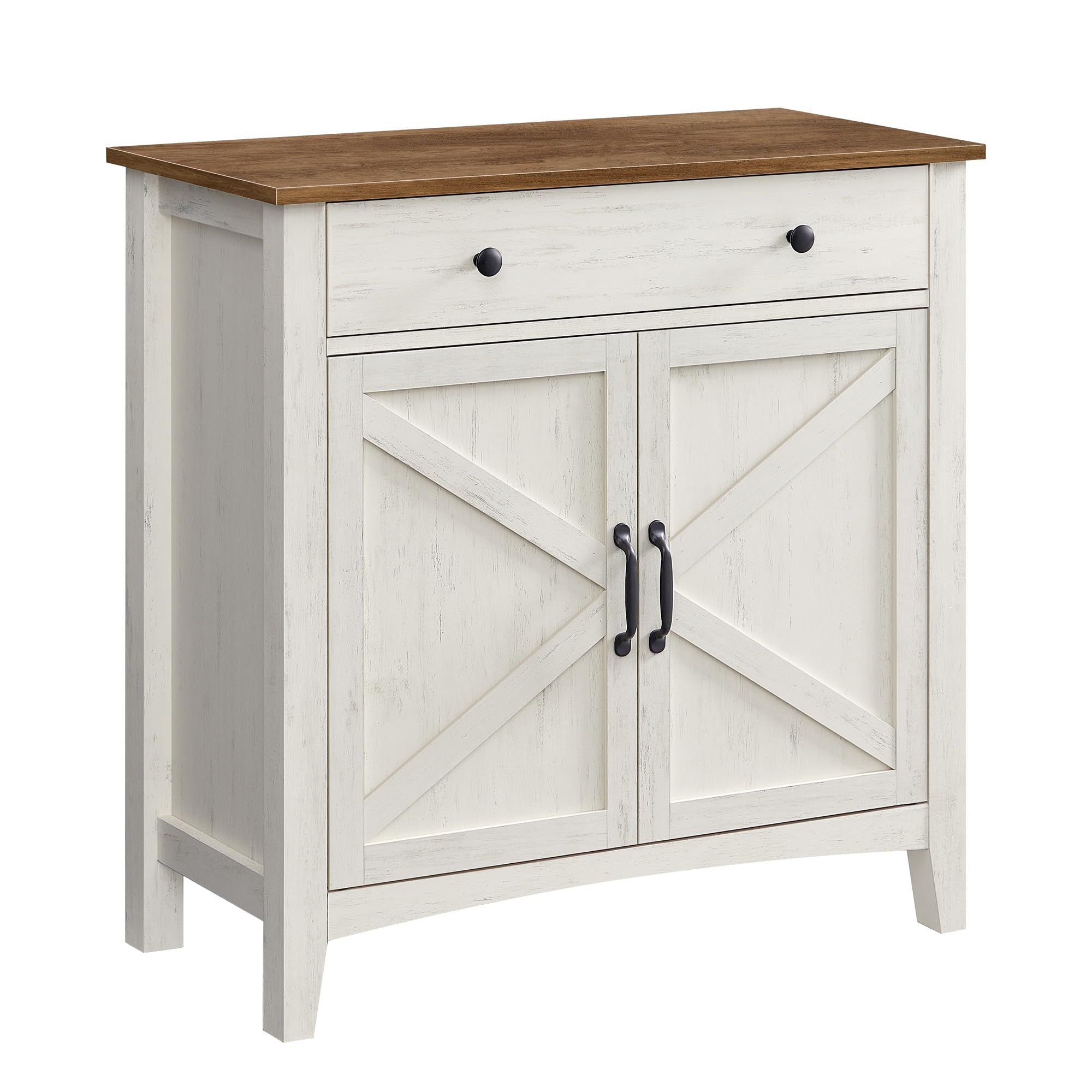 VASAGLE Küchenschrank mit 4 Türen, Sideboard