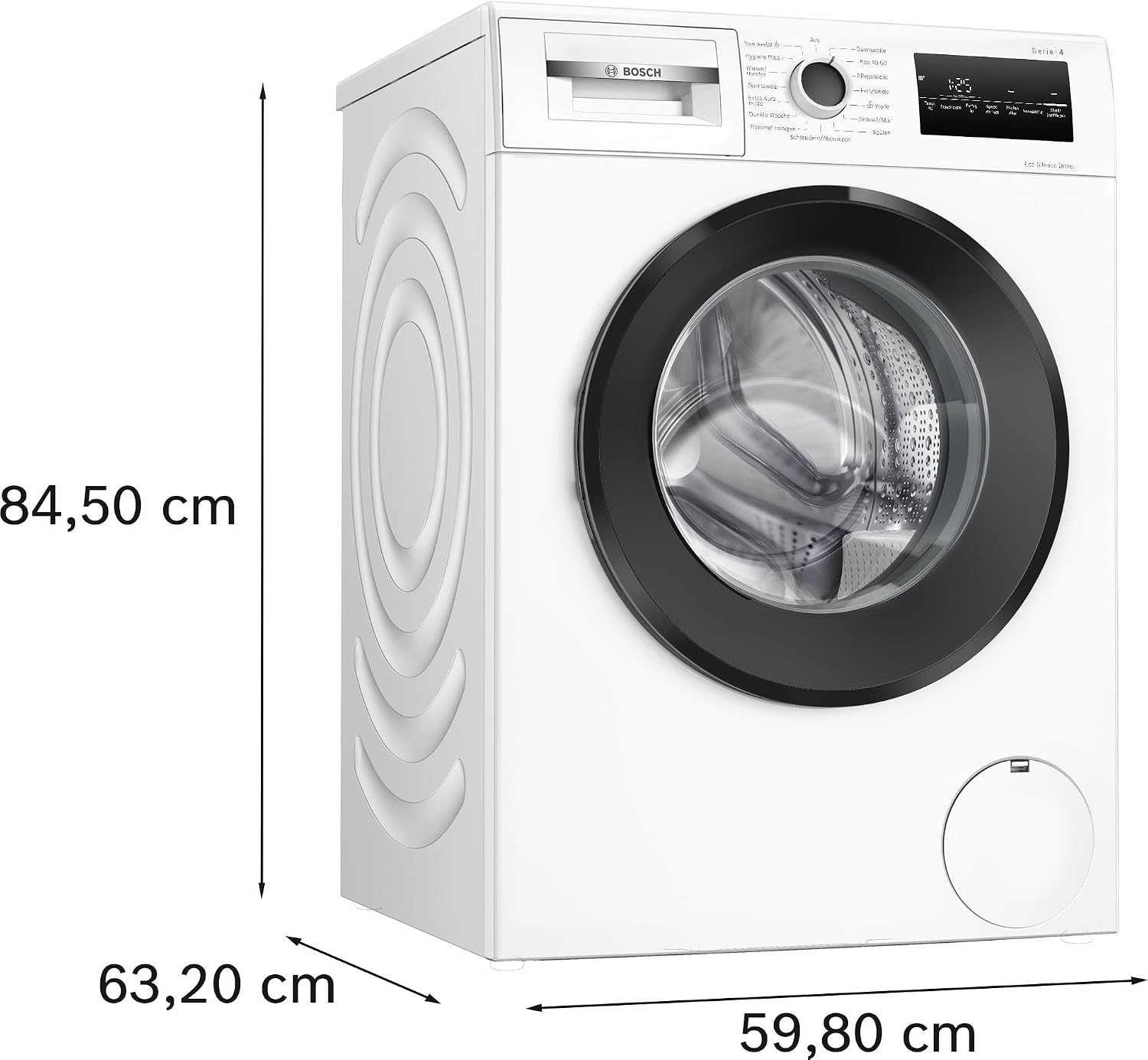 Bosch Serie 4 Waschmaschine 8 kg 1400 UpM Faltenreduzierung WAN282K4
