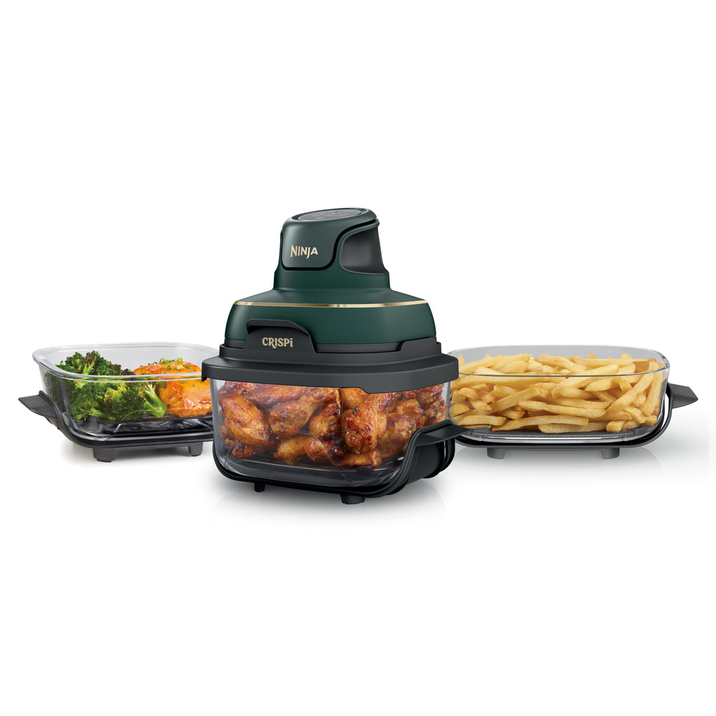 Ninja CRISPi tragbare Air fryer Heißluftfritteuse, Stone Gold FN101EUSTGD