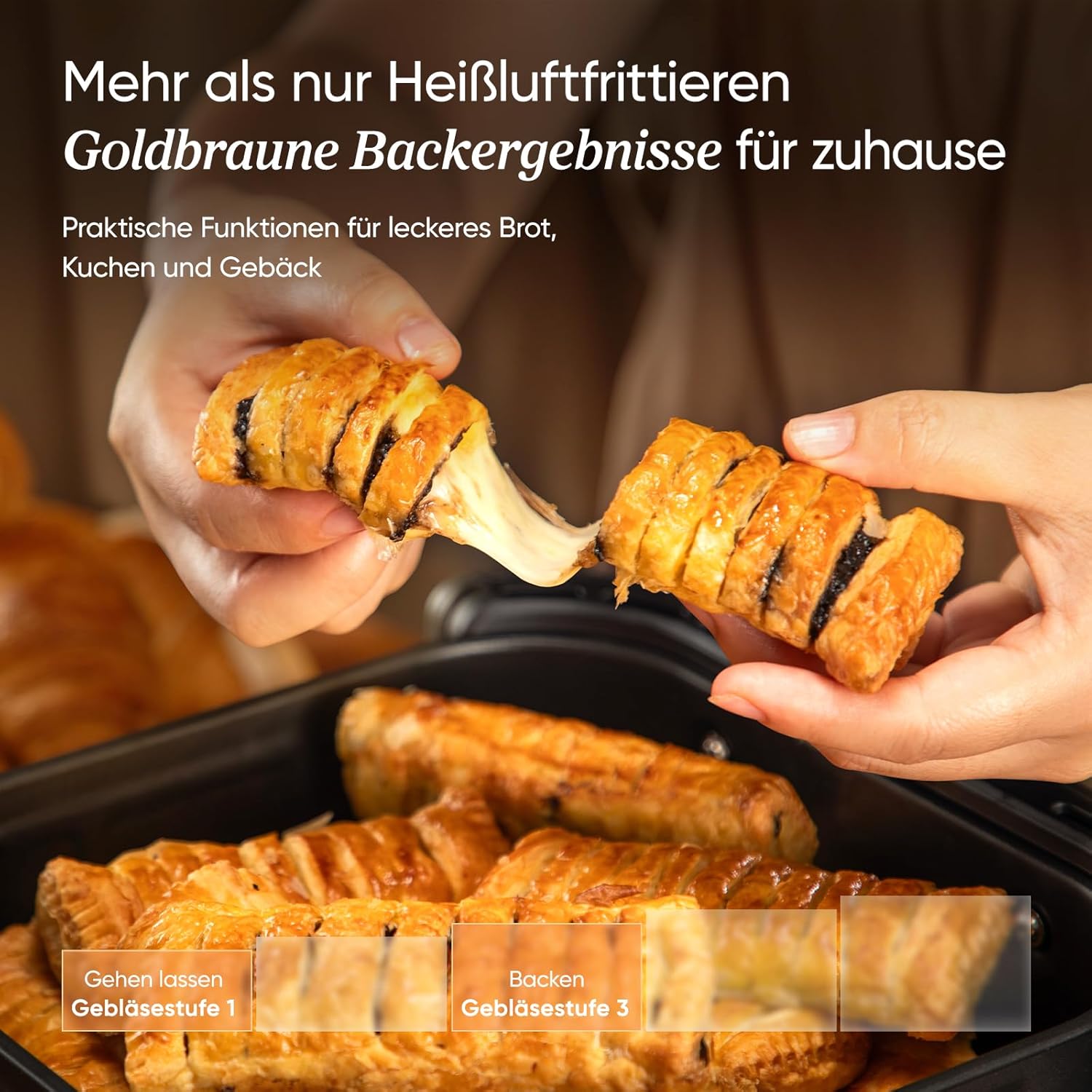 Cosori Airfryer, Turboblaze, 9-in-1 6L Heißluftfritteuse