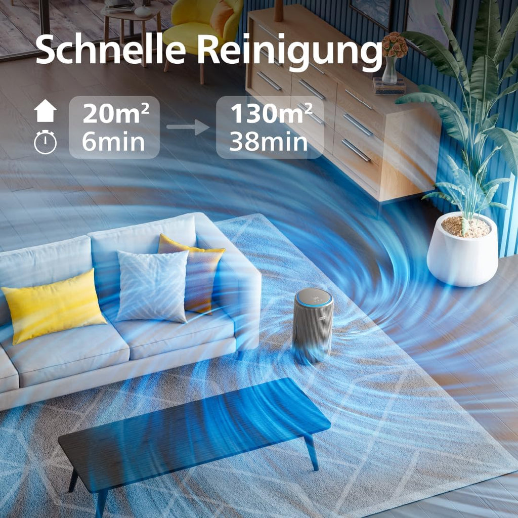 Philips Luftreiniger PureProtect 3200 Serie, Beige, für Räume bis 130 m²