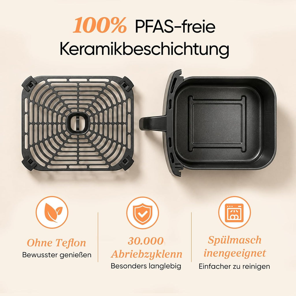 Cosori Airfryer, neue Generation 2026, exklusive TurboBlaze-Tech, 8,6 L