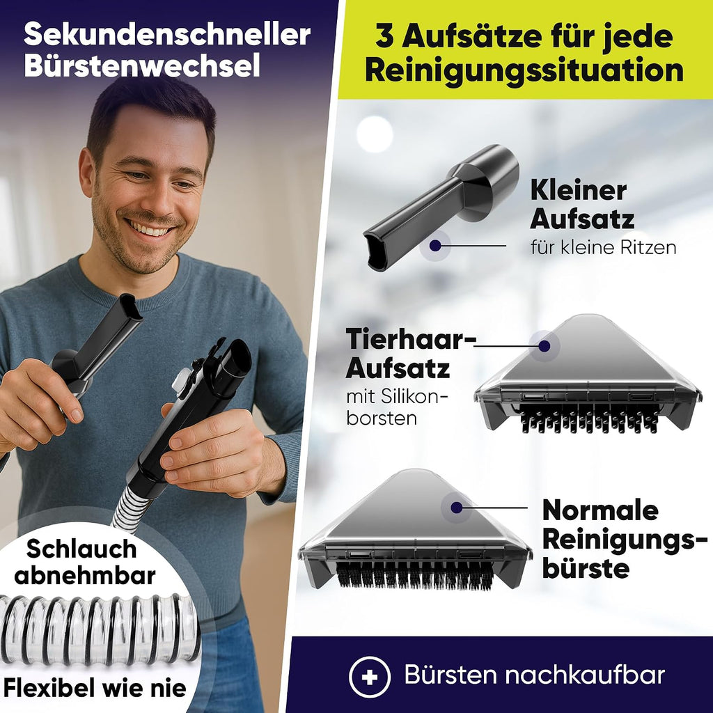 Nasssauger Polsterreiniger Gerät Teppichreiniger Waschsauger