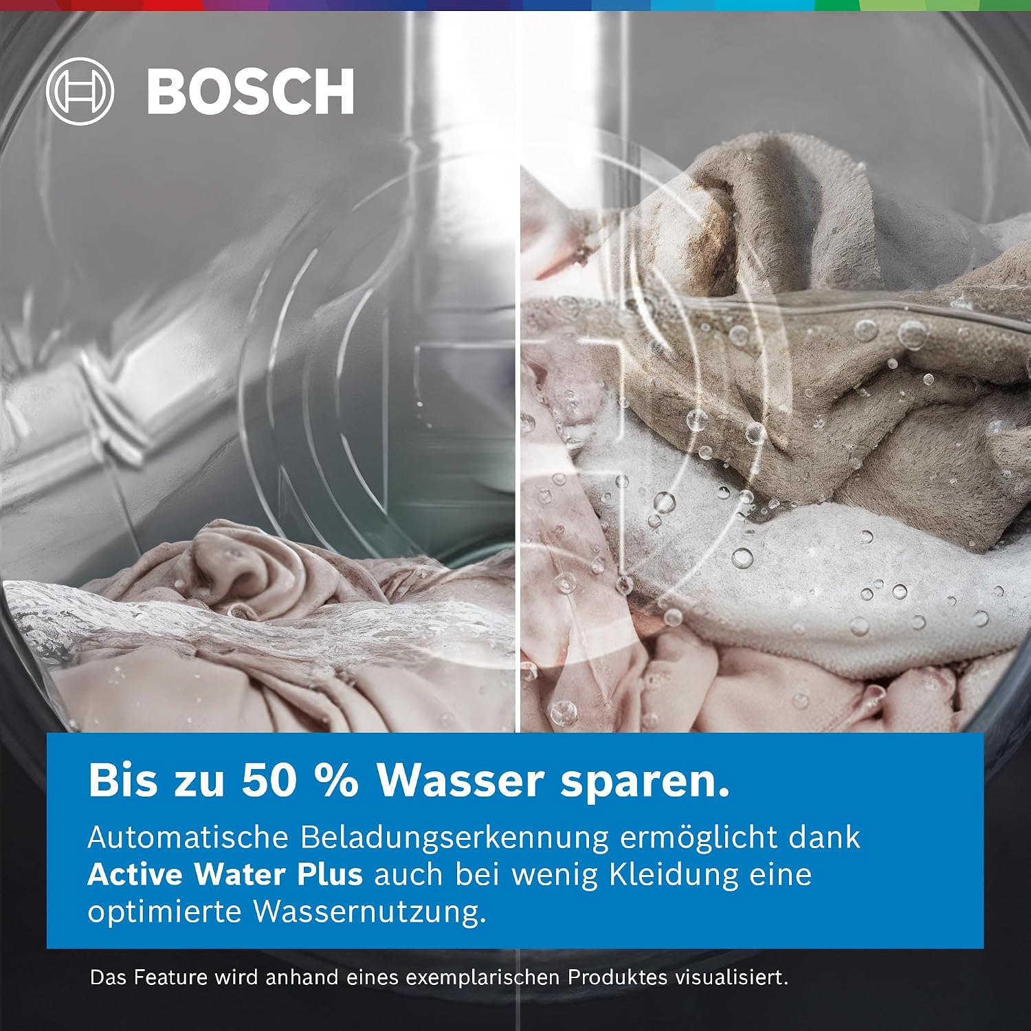 Bosch Serie 4 Waschmaschine 8 kg 1400 UpM Faltenreduzierung WAN282K4