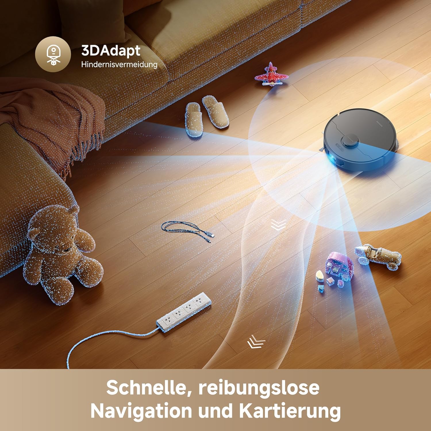dreame L40 Ultra A Saugroboter mit Wischfunktion mit 24.000 Pa Saugkraft