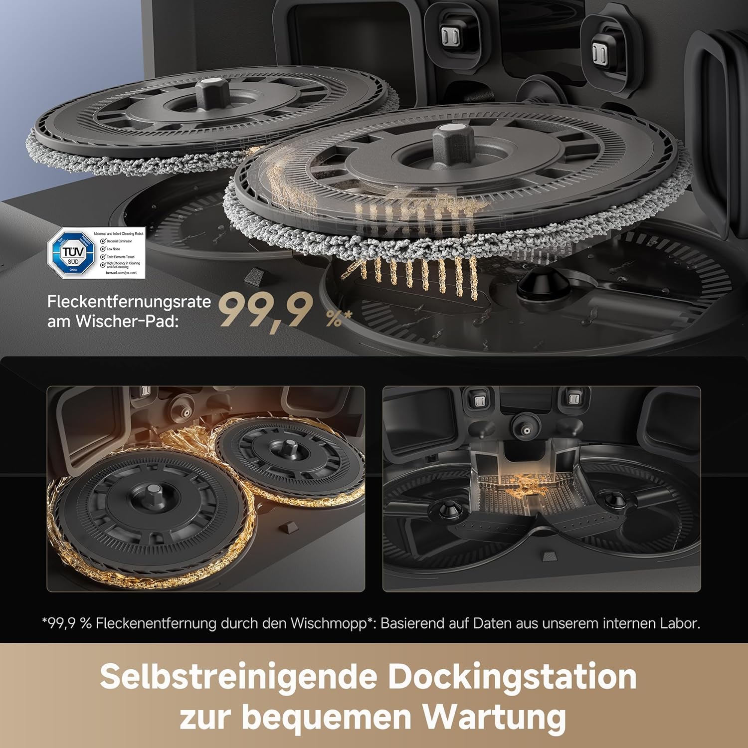 dreame L40s Pro Ultra Saugroboter mit Wischfunktion,19.000 Pa