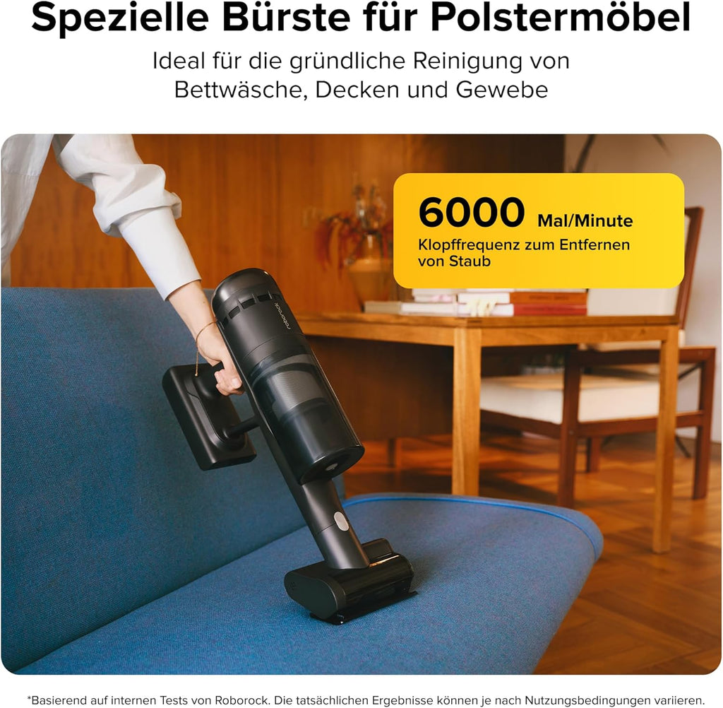 roborock H60 Ultra Akku Staubsauger, 210AW Saugleistung, bis 90Min Laufzeit
