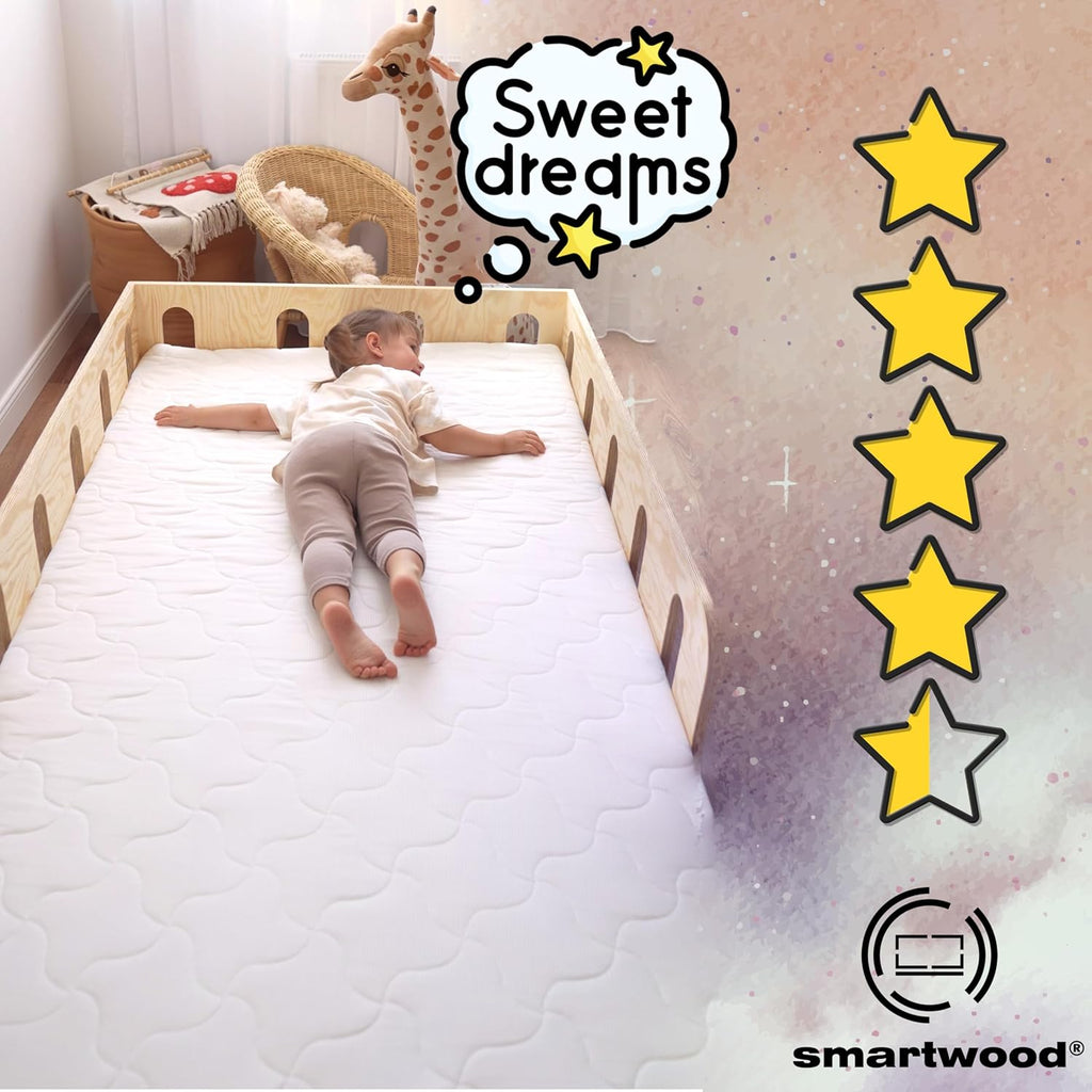 smartwood Matratze 90x200 12 cm, H2, Schaumstoff, SmartComfort