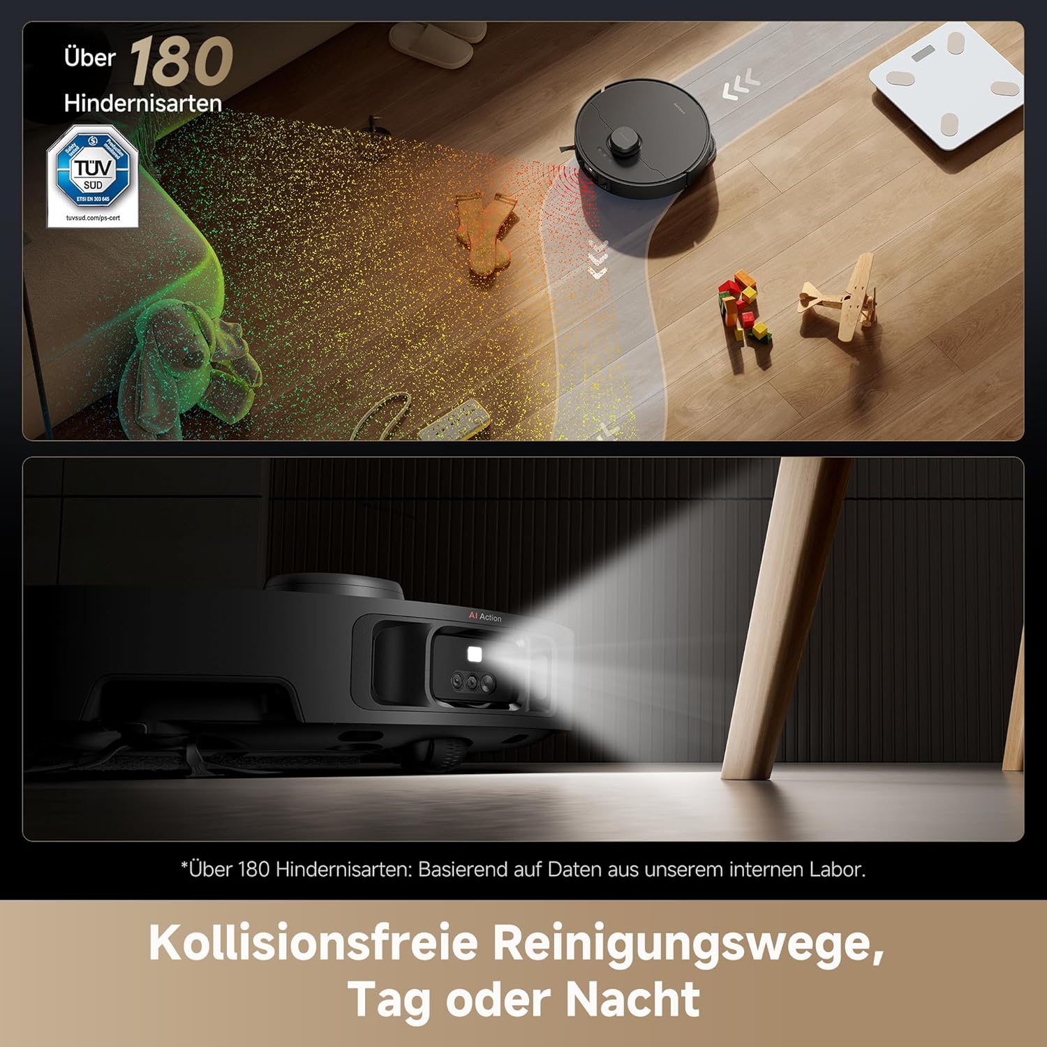 dreame L40s Pro Ultra Saugroboter mit Wischfunktion,19.000 Pa