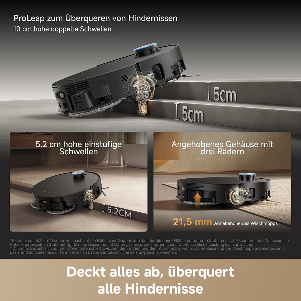 dreame X60 Pro Ultra Complete Saugroboter mit UltraExtend-Armen,42.000Pa