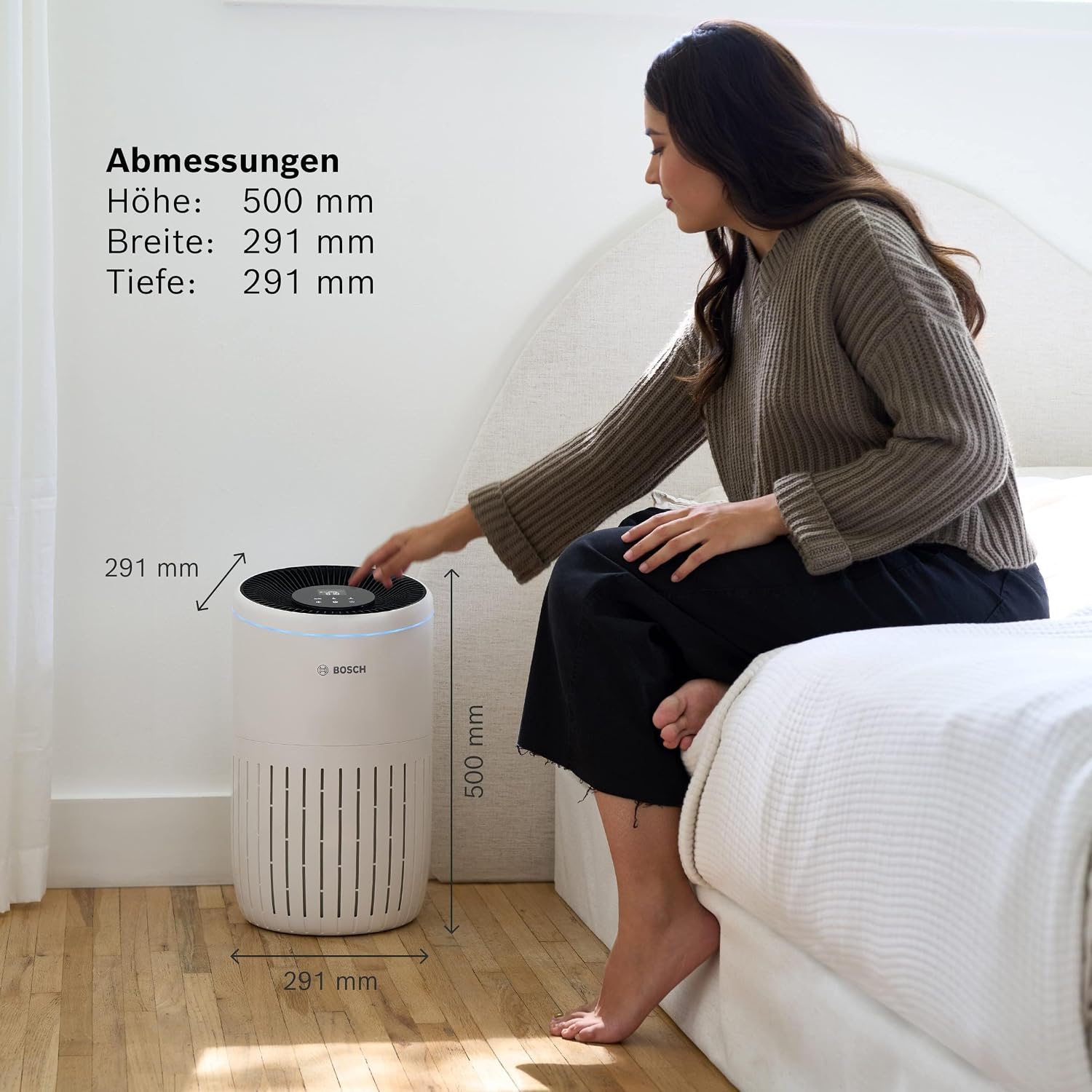 Bosch Air 4000, Luftreiniger, Für Räume bis zu 62,5 m²