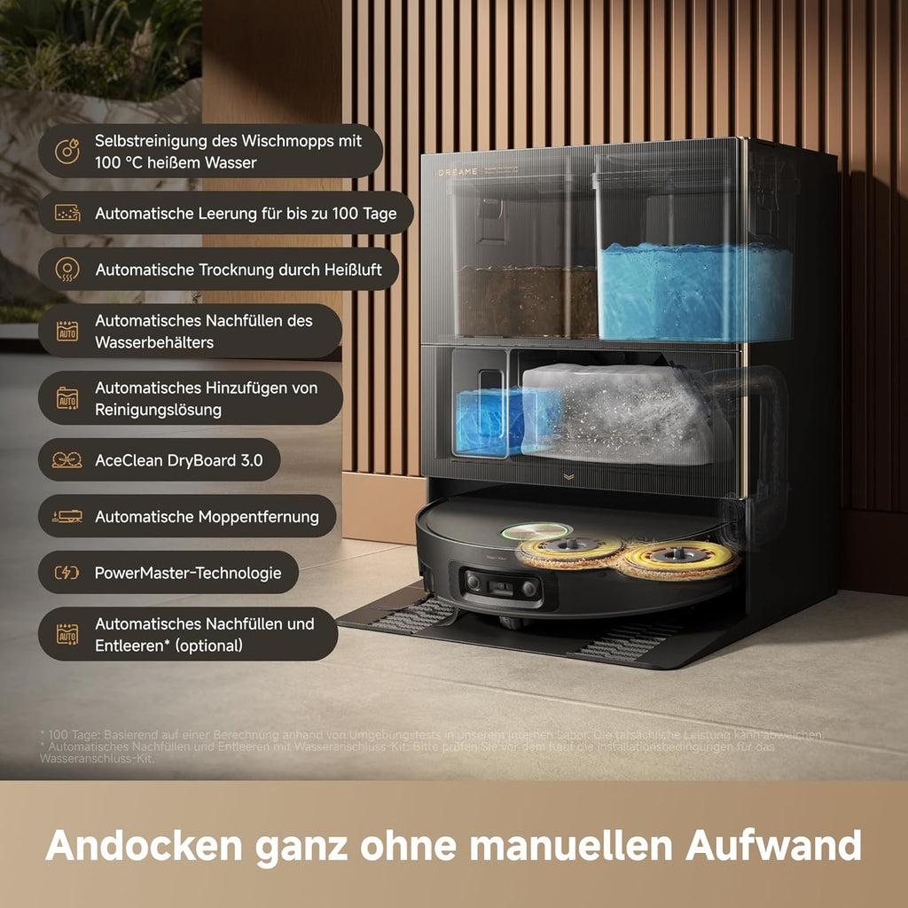 dreame X60 Pro Ultra Complete Saugroboter mit UltraExtend-Armen,42.000Pa