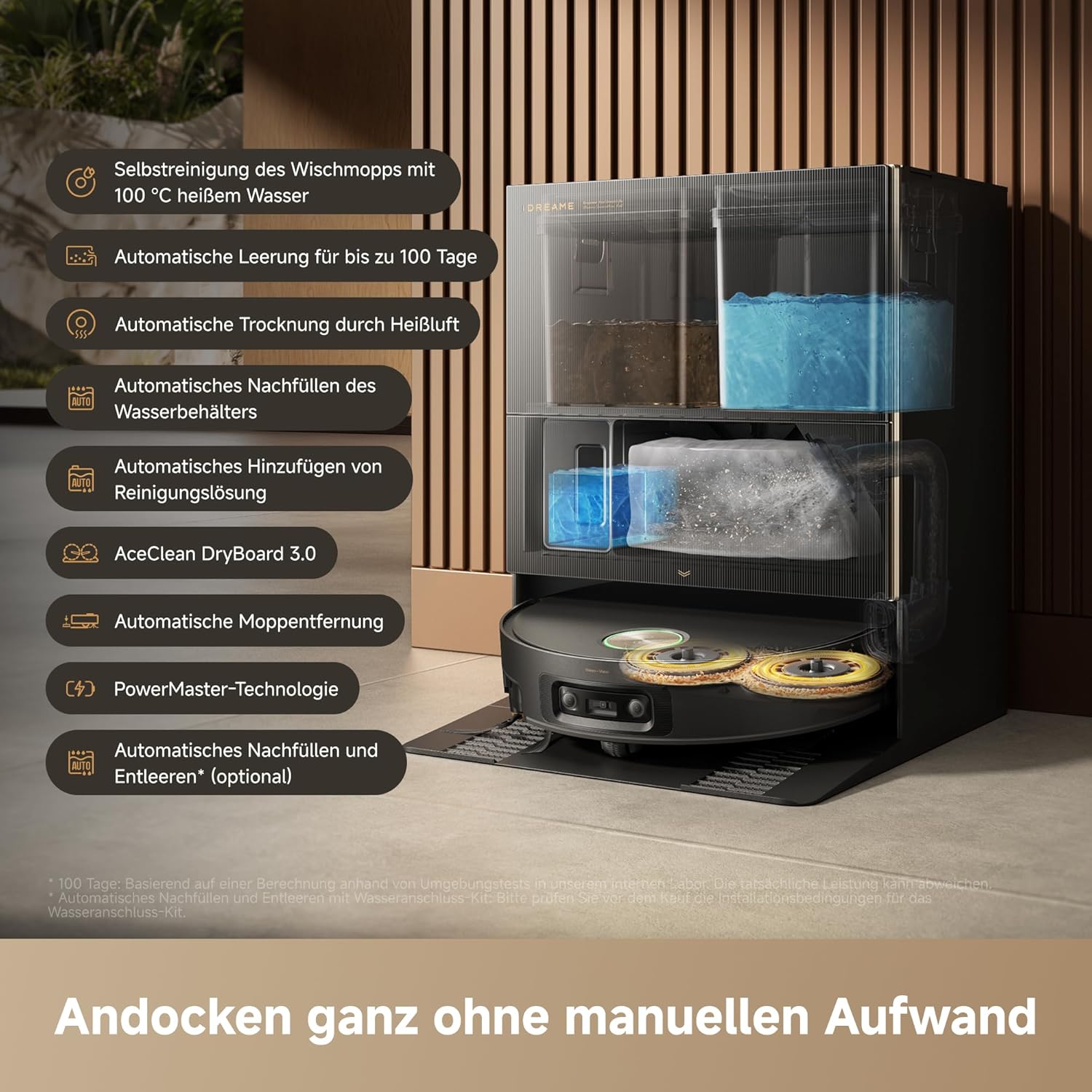 dreame X60 Pro Ultra Complete Saugroboter mit UltraExtend-Armen,42.000Pa