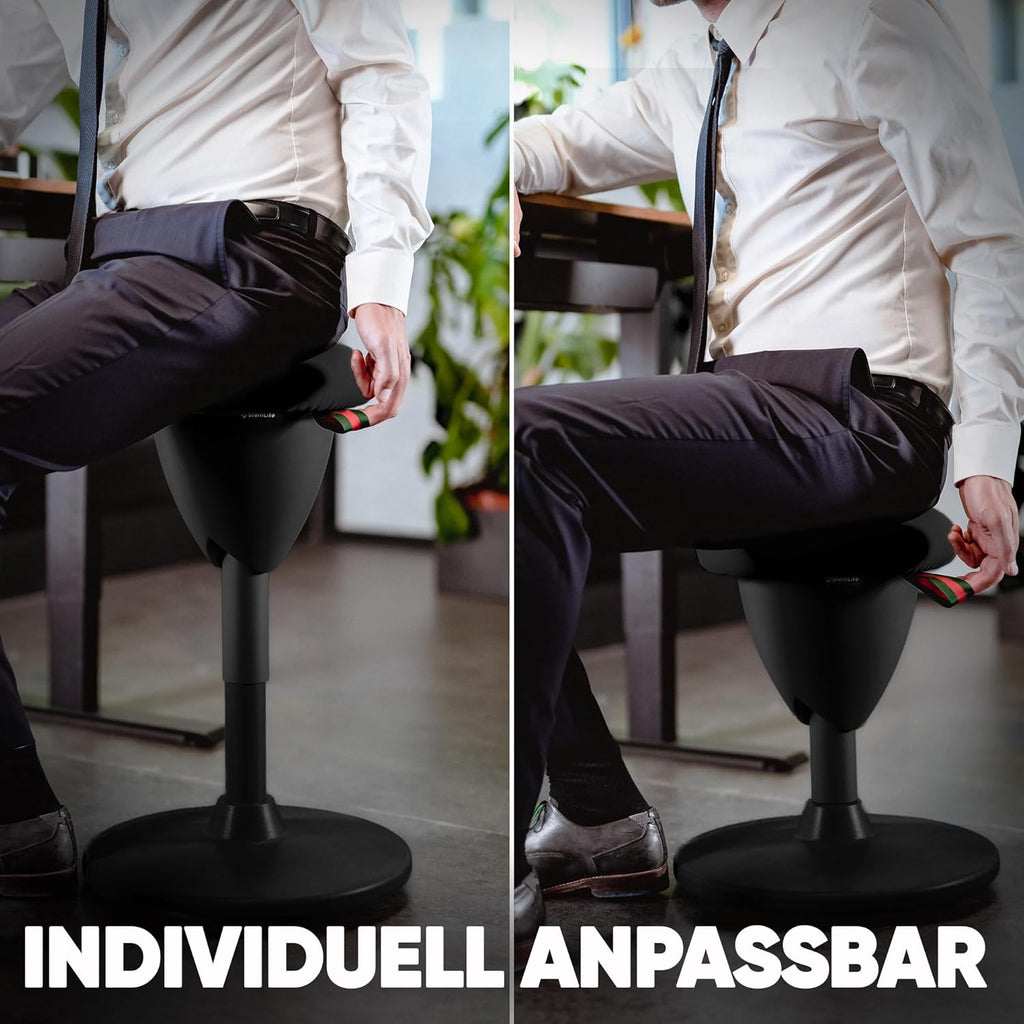 Bürohocker Ergonomisch [TESTSIEGER] Sitzhocker Höhenverstellbar