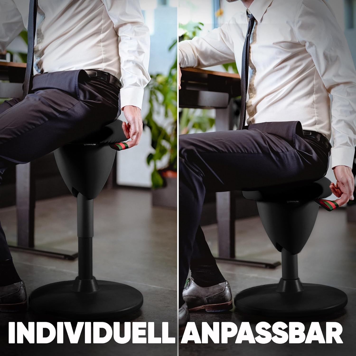 Bürohocker Ergonomisch [TESTSIEGER] Sitzhocker Höhenverstellbar