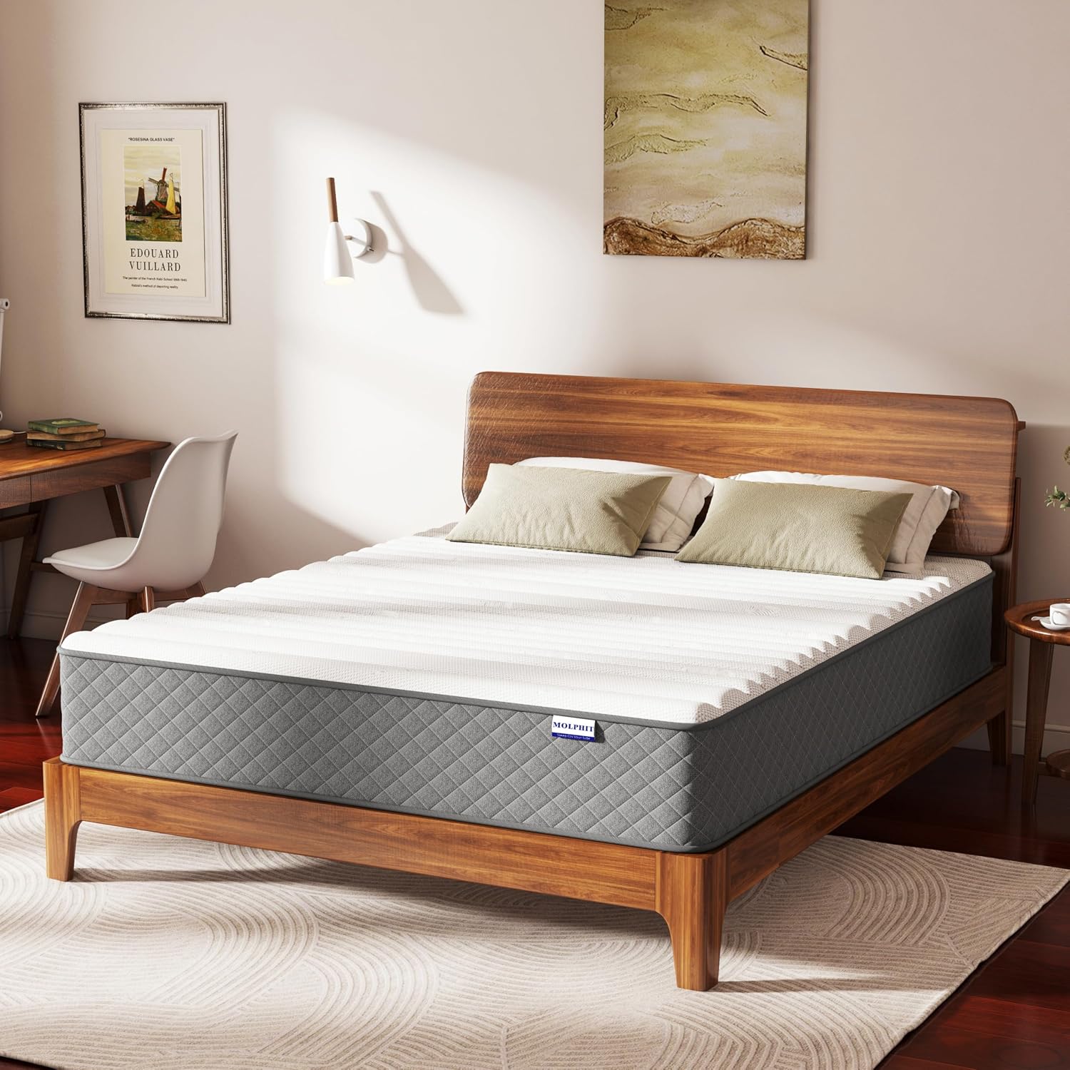 Matratze 180x200, Höhe 25cm mit Oeko-TEX Zertifiziert, Härtegrad H3 und H4, 7 Zonen Taschenfederkernmatratze mit Komfortschaum, Gewebe mit weicher, Langlebig & Hautfreundlich, 180x200x25cm