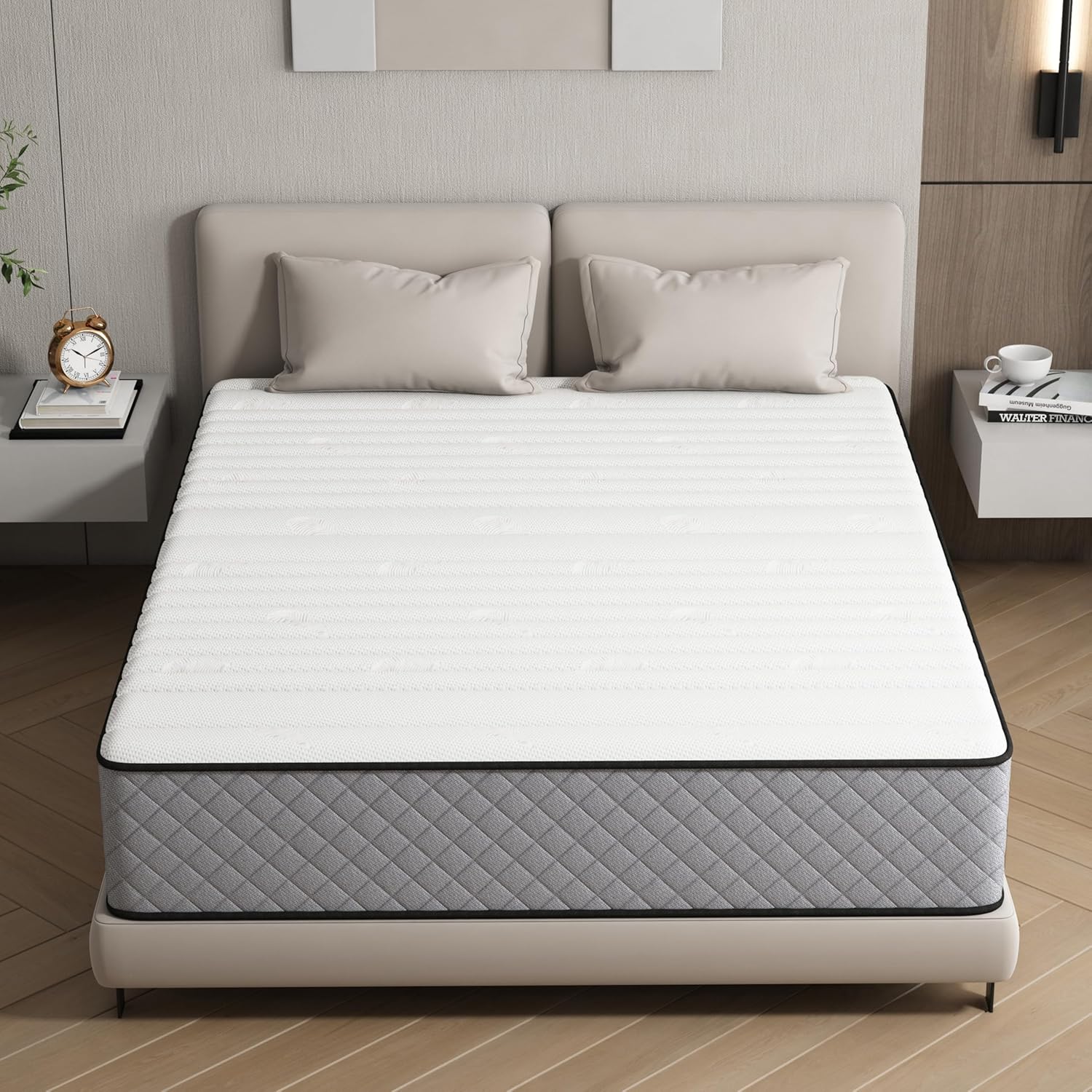 Matratze 140x200 Kaltschaum H2 H3 mit Öko-Tex Zertifiziert 25 cm Höhe, 7-Zone Taschenfederkernmatratze mit Memory Foam Bett Matratze 140x200x25cm